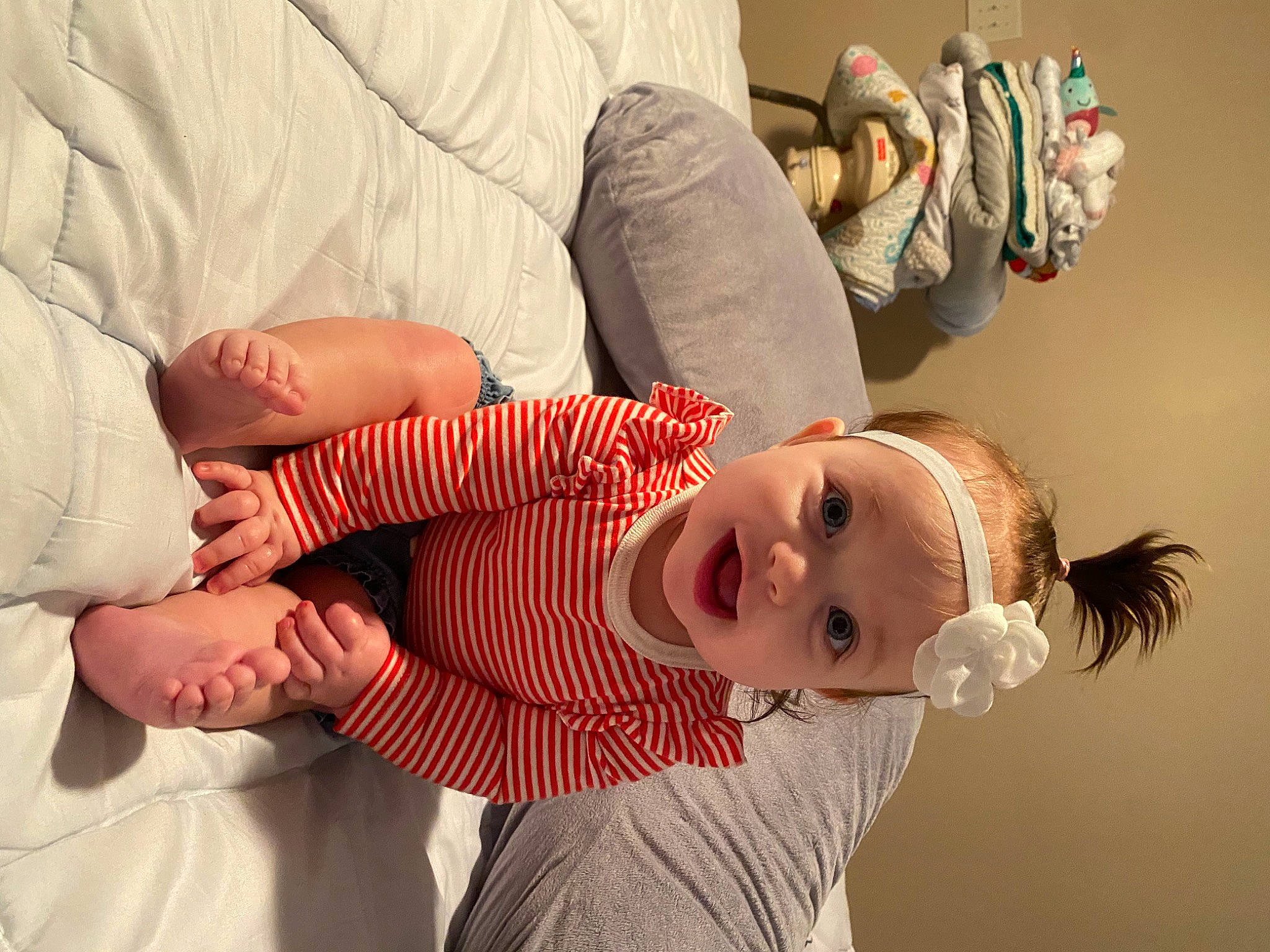 Coral joined the competition — help win amazing prizes! baby, baby_toddler_clothing, cheek, comfort, elbow, facial_expression, gesture, happy, human, human_body, joint, lip, mouth, nose, person, shoulder, skin, sleeve, smile, textile