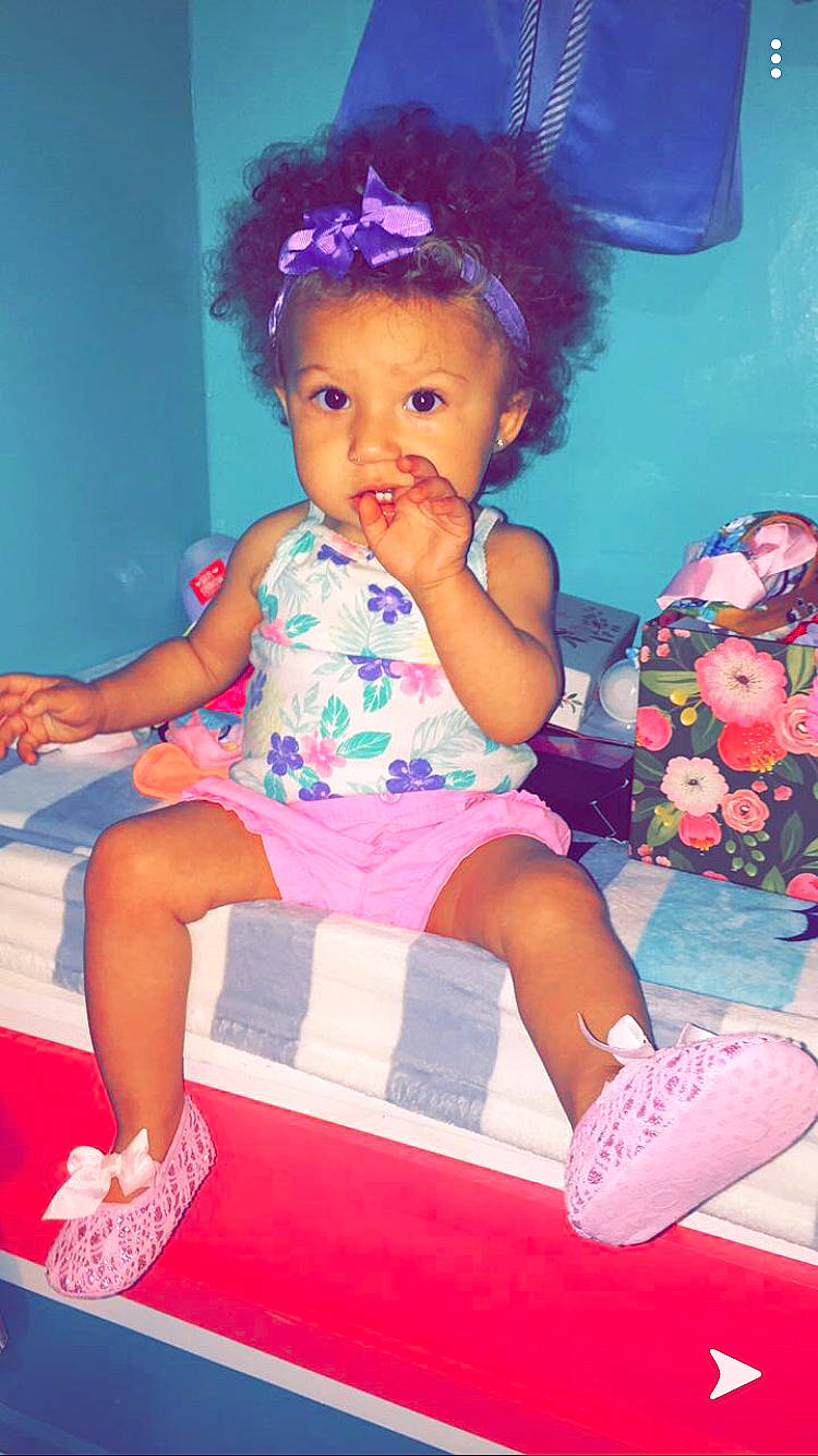 Rayna joined the competition — help win amazing prizes! cheek, child, daughter, fun, leisure, magenta, person, pink, play, sitting, skin, smile, thigh, toddler