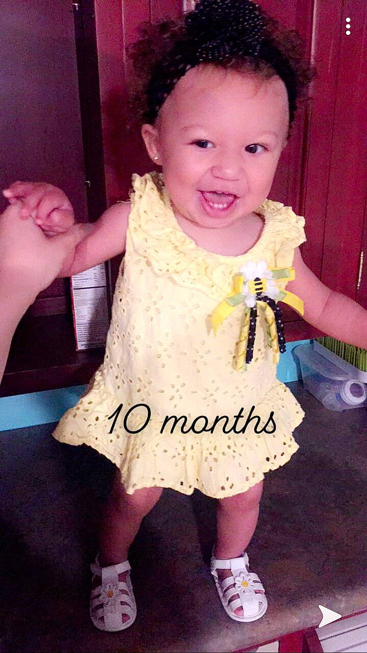 Rayna is registered to the contest to win money with this photo: baby, baby_toddler_clothing, cheek, child, child_model, joy, person, pink, skin, sleeve, smile, textile, toddler