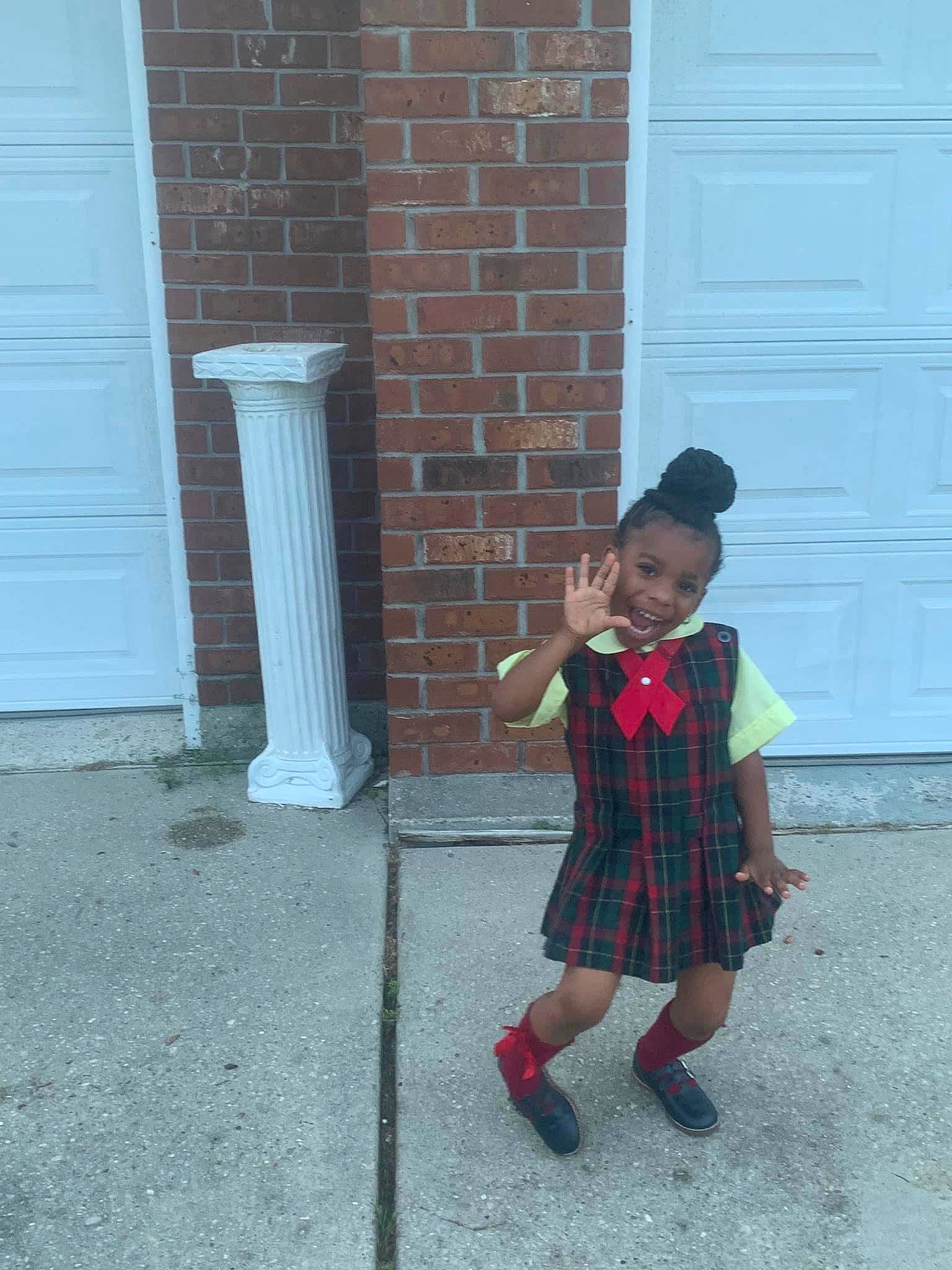 Infinity joined the competition — help win amazing prizes! asphalt, boot, brick, brickwork, cap, child, concrete, door, gas, hat, magenta, pattern, person, plaid, road_surface, sandal, sidewalk, tartan, toddler, waste_containment