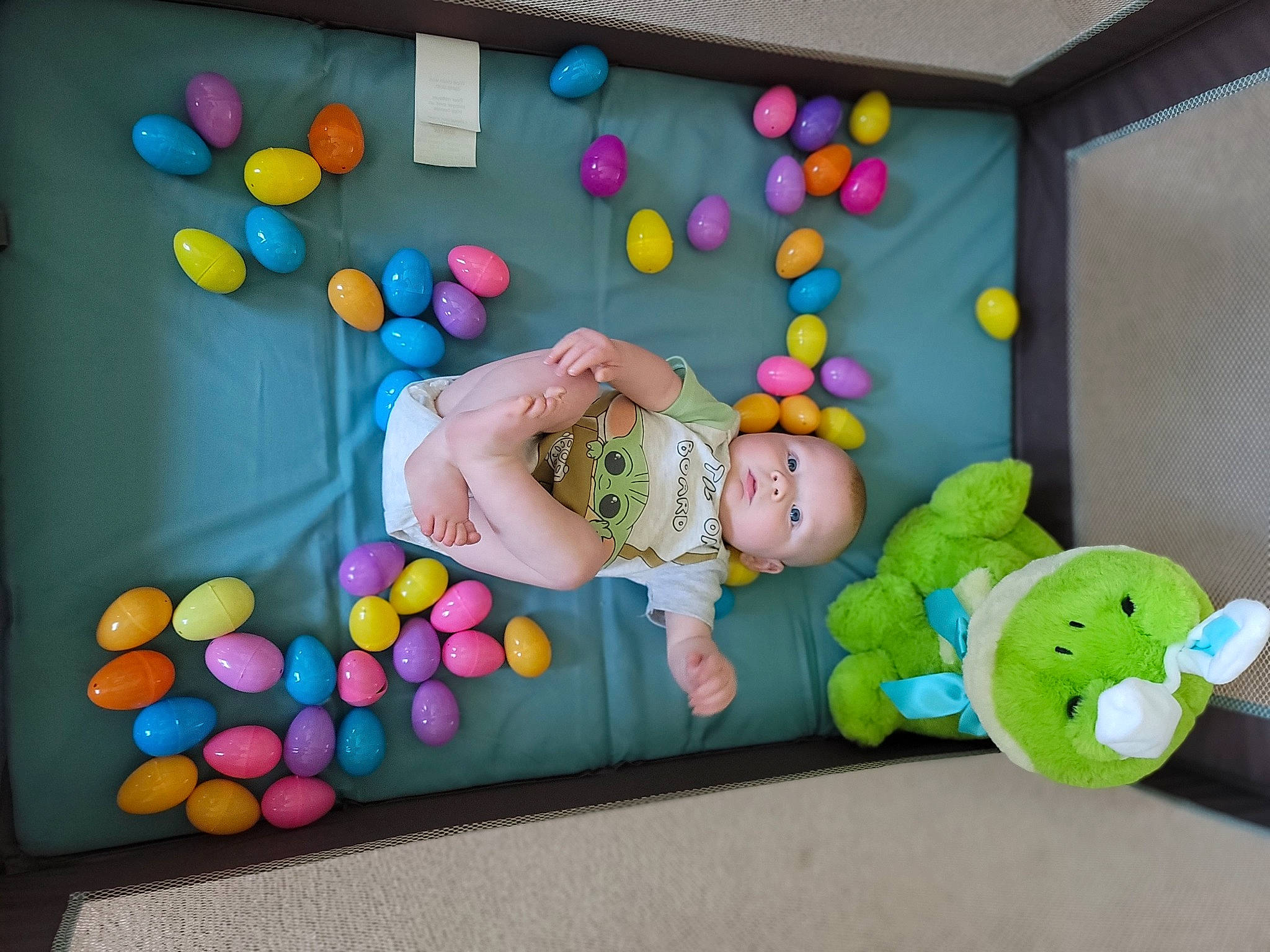 James joined the competition — help win amazing prizes! baby, baby_playing_with_toys, baby_products, baby_toddler_clothing, baby_toys, child, fun, happy, leisure, party, party_supply, person, pink, play, room, sitting, sock, stuffed_toy, sweetness, toddler