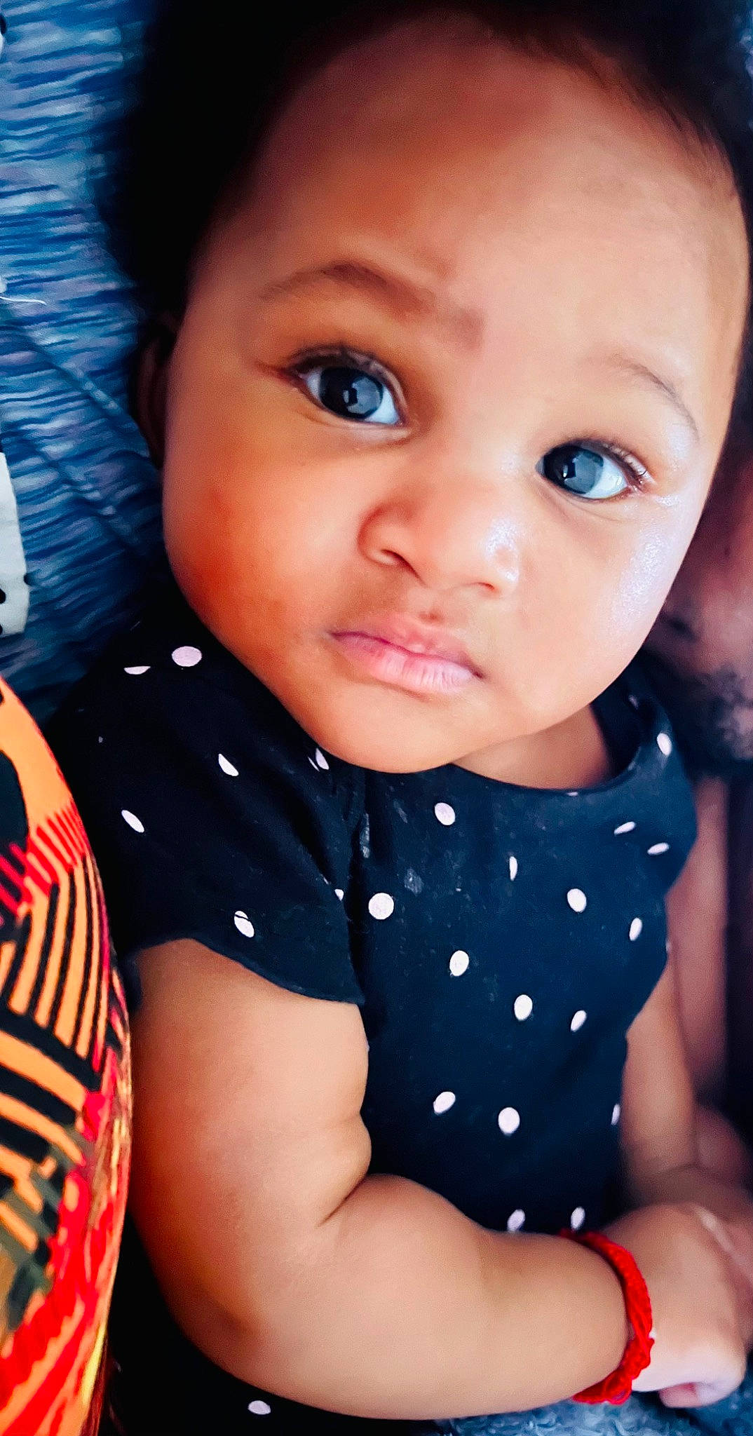 Brooklynne joined the competition — help win amazing prizes! arm, baby, baby_toddler_clothing, cheek, chin, eyelash, facial_expression, finger, flash_photography, gesture, happy, human, iris, lip, mouth, nose, organ, person, product, skin