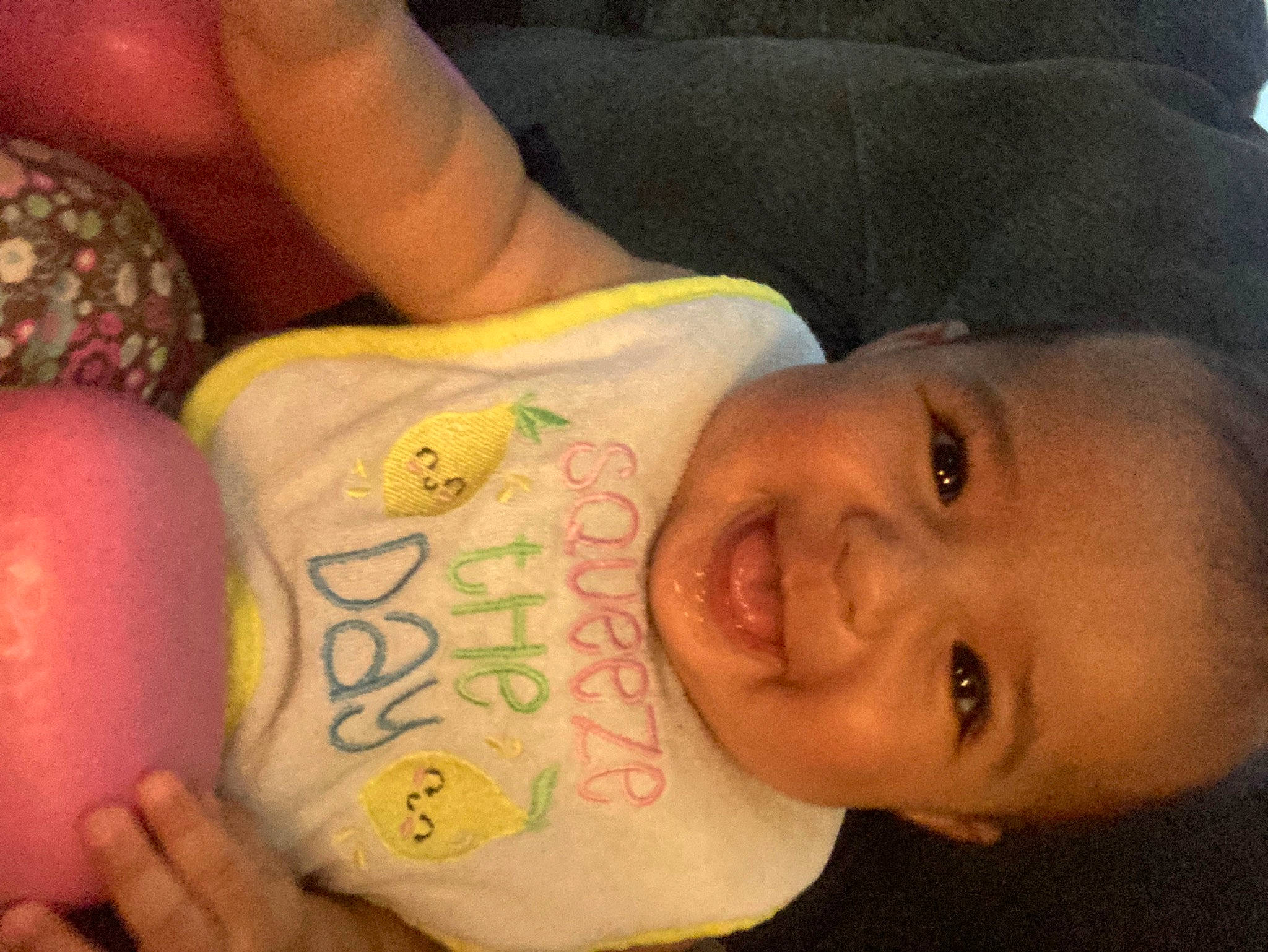 Evelena joined the competition — help win amazing prizes! baby, baby_bottle, baby_toddler_clothing, cheek, child, drinkware, ear, easter, easter_egg, finger, fun, happy, joy, lip, nail, nose, person, skin, smile, sweetness