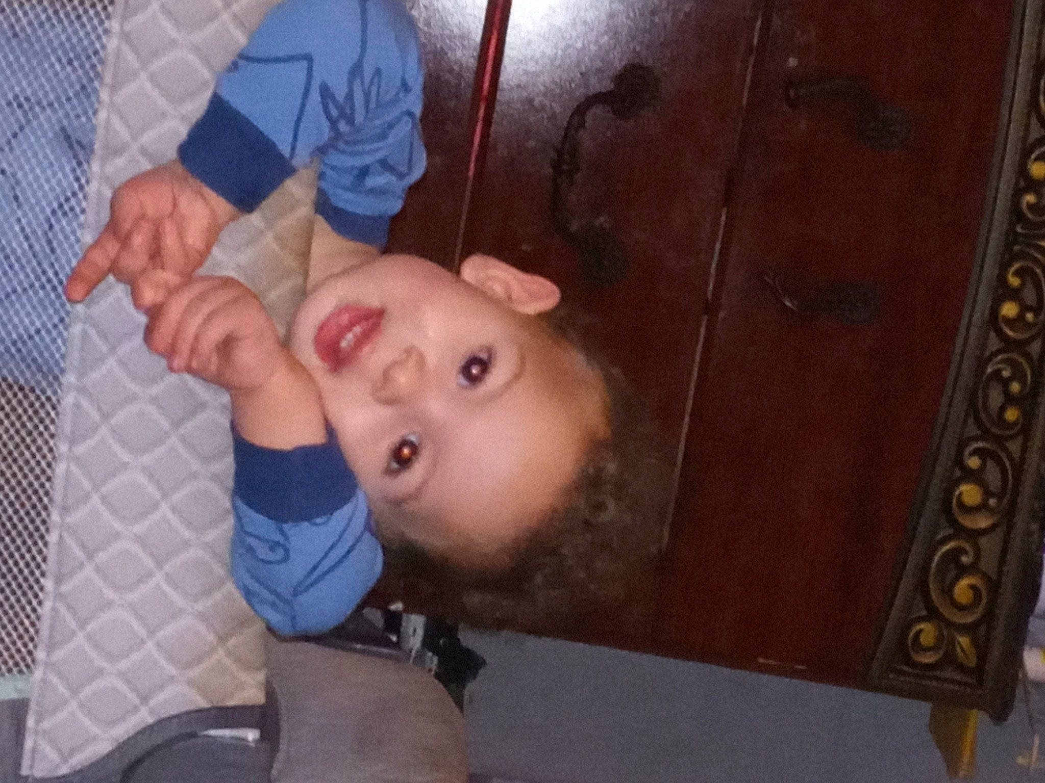 Larry joined the competition — help win amazing prizes! baby, baby_products, baby_safety, baby_toddler_clothing, chair, cheek, child, chin, finger, fun, gesture, happy, iris, mouth, nose, person, skin, smile, thumb, toddler