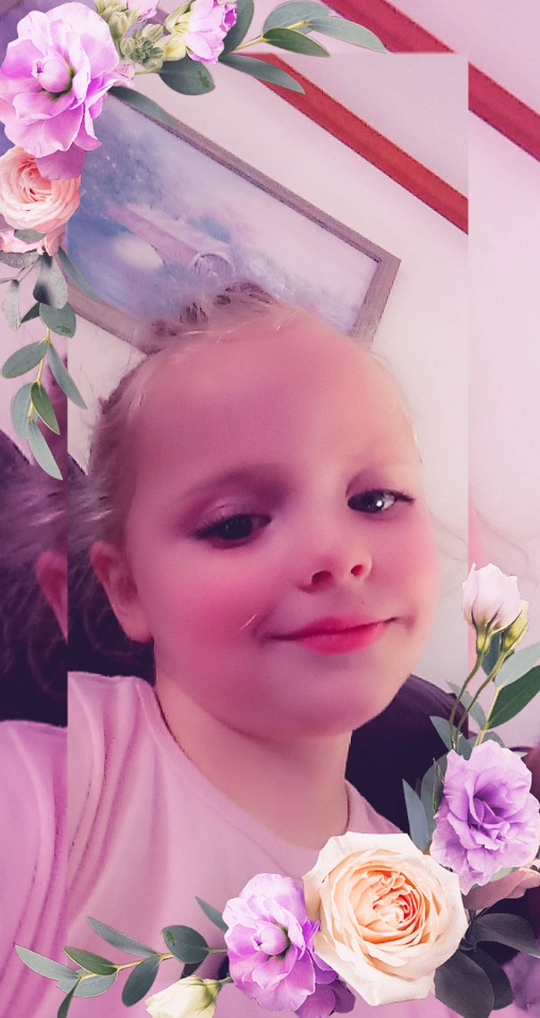 Addalynn joined the competition — help win amazing prizes! baby, cheek, child, face, flower, happy, head, joy, lip, person, petal, photography, pink, plant, rose, rose_family, smile, toddler