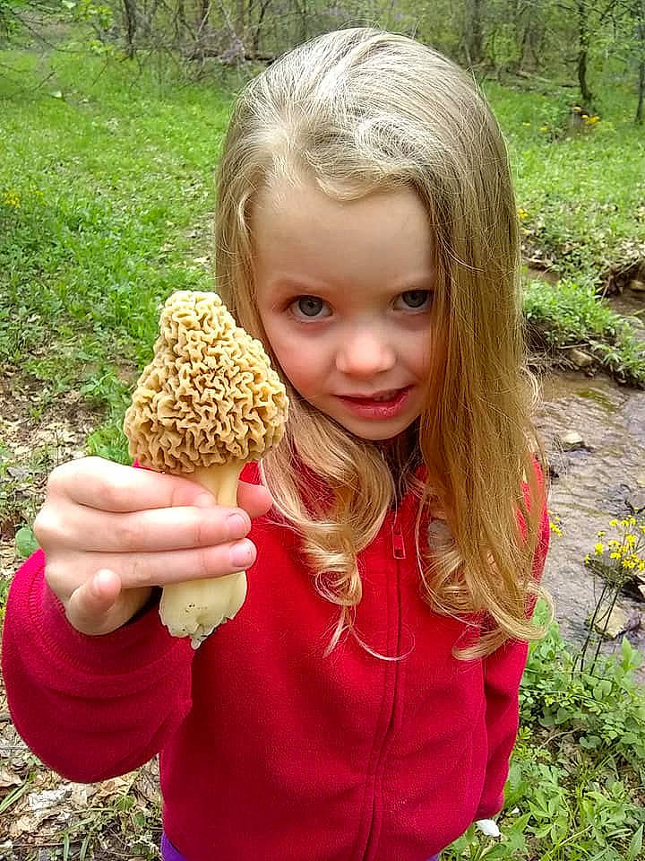 Addalynn joined the competition — help win amazing prizes! false_morel, fungus, mushroom, person