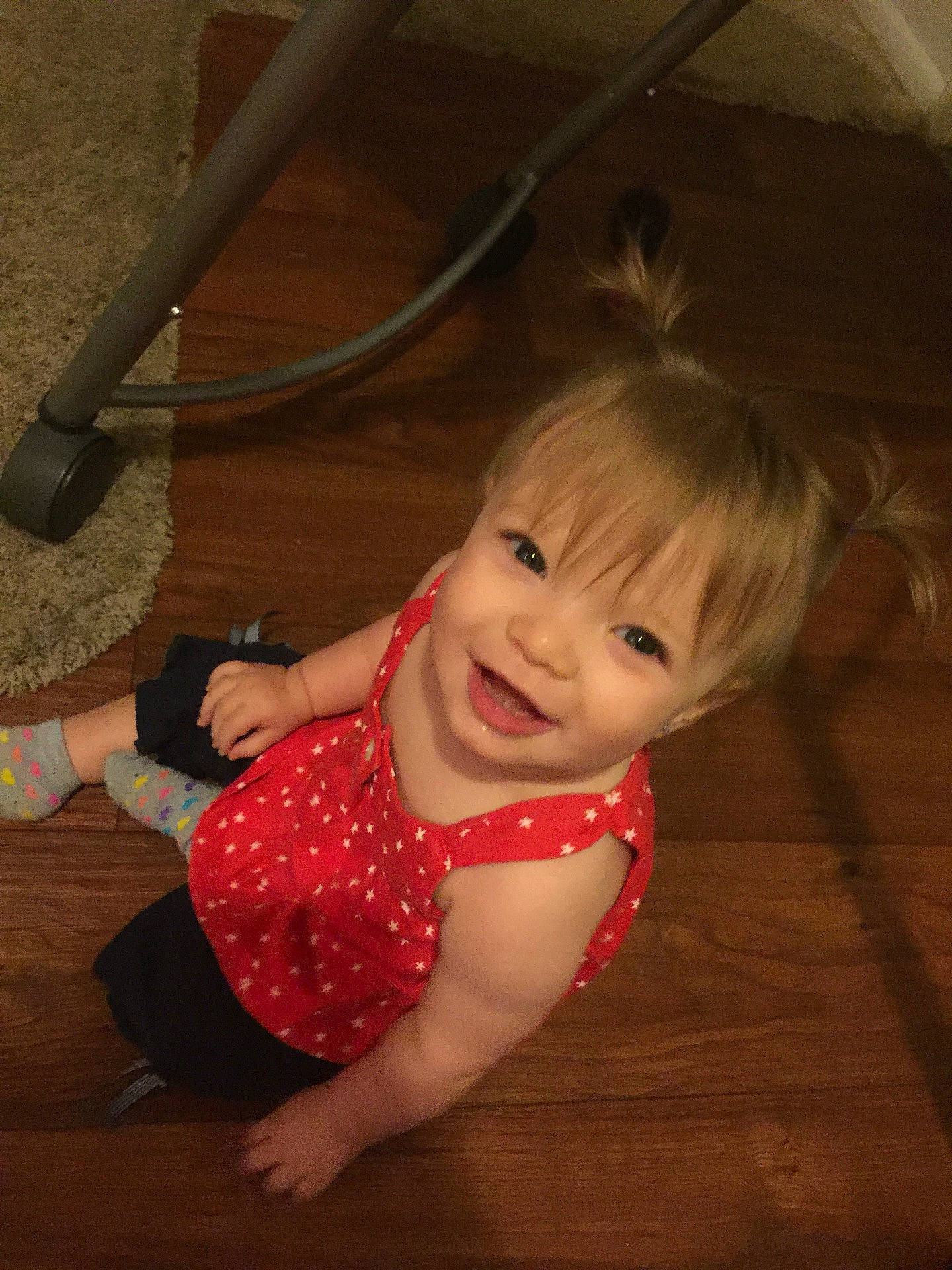 Skylar is registered to the contest to win money with this photo: cheek, child, ear, eye, fun, girl, hair, hairstyle, human_hair_color, iris, joy, long_hair, mouth, nose, person, play, product, skin, smile, toddler