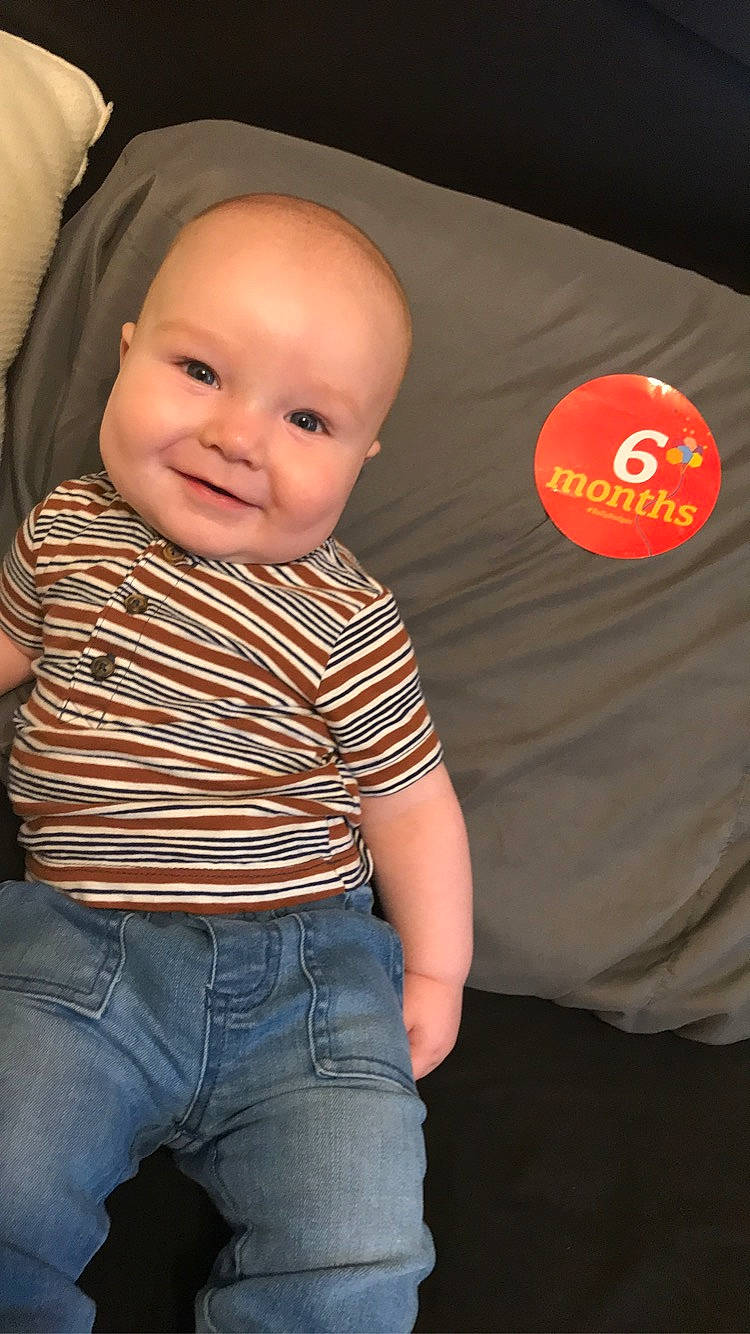 Luke Ashelie joined the competition — help win amazing prizes! arm, baby_toddler_clothing, cheek, chin, flash_photography, hand, human_body, jeans, joint, joy, lip, mouth, muscle, neck, nose, person, product, skin, sleeve, smile