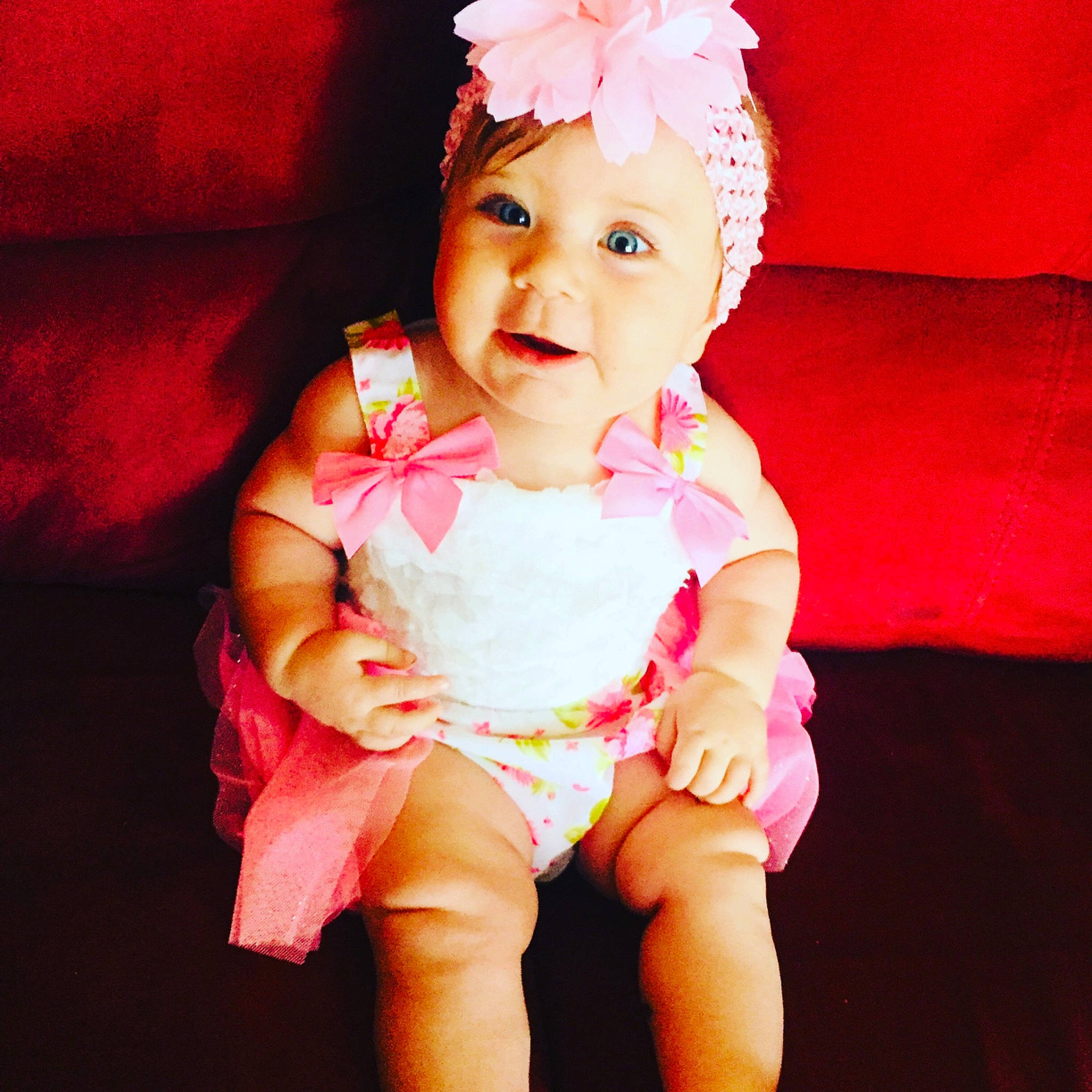 Khaleesi is registered to the contest to win money with this photo: baby, baby_toddler_clothing, beauty, cheek, child, child_model, eye, face, fun, hair_accessory, head, headband, headgear, headpiece, lip, person, pink, product, skin, smile