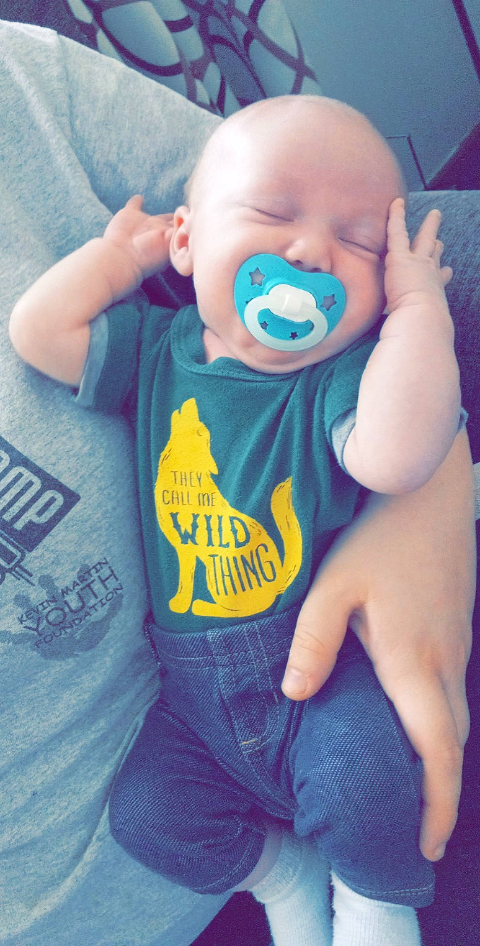 Daxton joined the competition — help win amazing prizes! arm, azure, baby_toddler_clothing, blue, cheek, chin, ear, eye, eyebrow, face, hair, hand, head, joint, mouth, muscle, neck, nose, person, shoulder