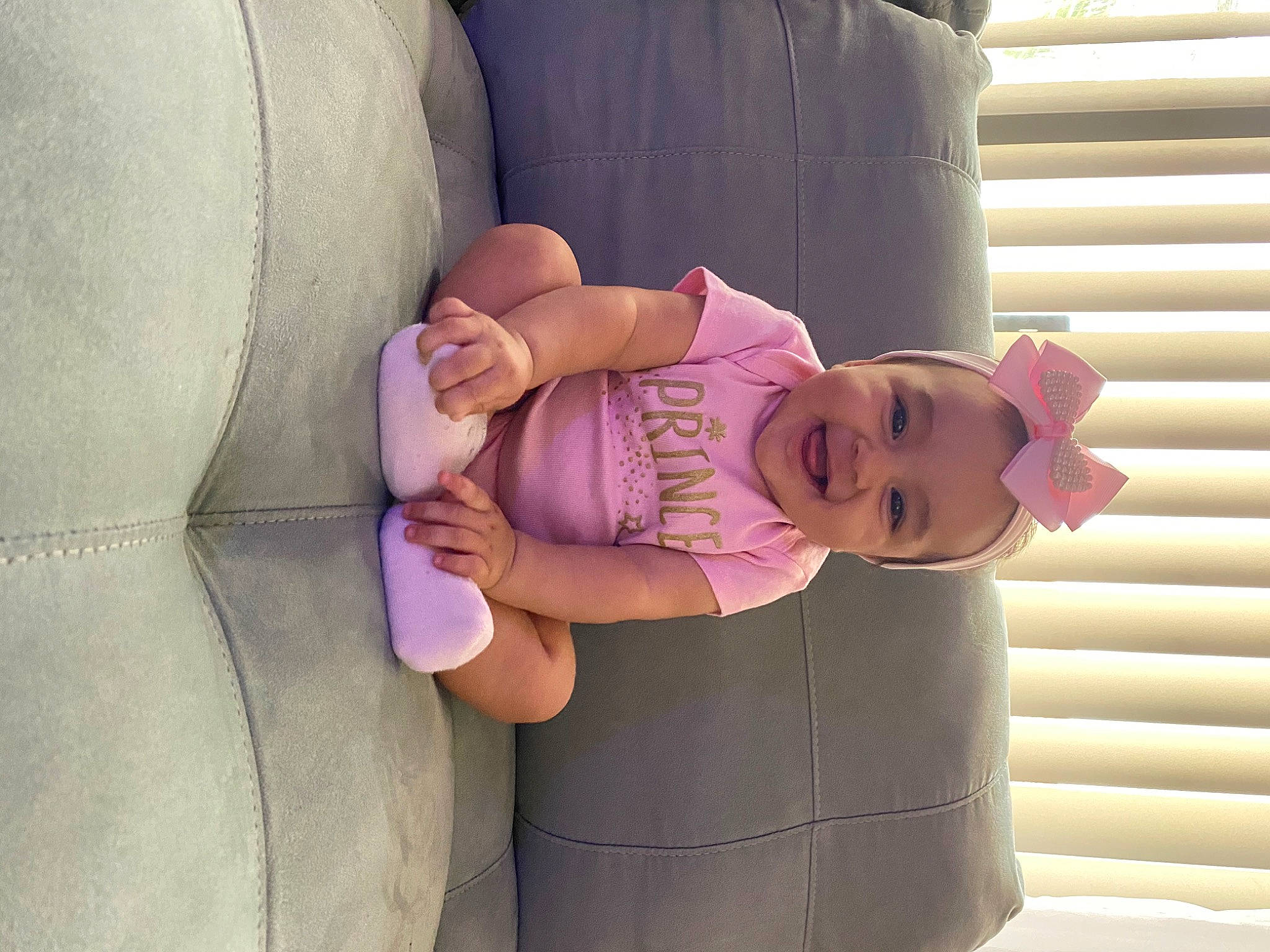 Valeria joined the competition — help win amazing prizes! arm, baby, baby_sleeping, child, comfort, finger, furniture, joint, joy, leg, person, pink, toddler