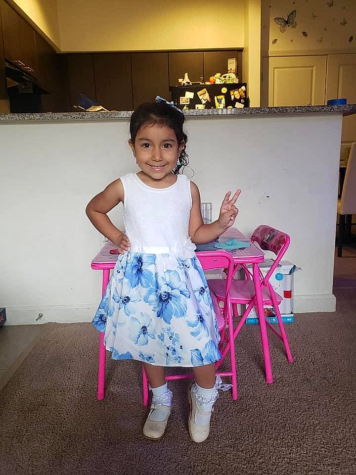 Salome joined the competition — help win amazing prizes! chair, child, dress, footwear, furniture, joy, person, pink, play, room, shoe, sitting, table, toddler