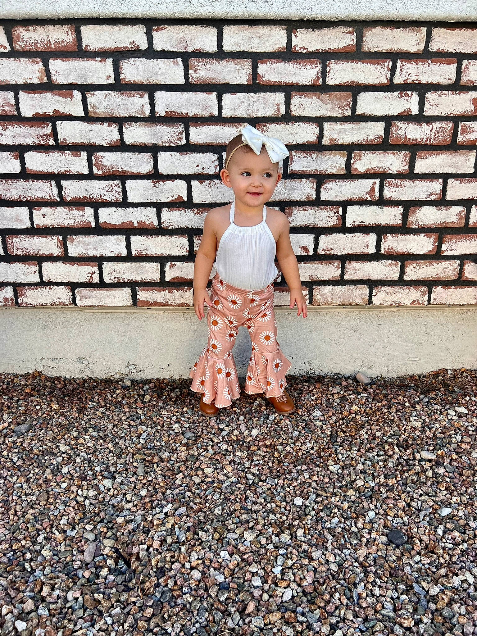 Oaklee joined the competition — help win amazing prizes! asphalt, brick, brickwork, flash_photography, flooring, foot, fun, grass, happy, headwear, human_leg, joy, leisure, pattern, people_in_nature, person, road_surface, sitting, standing, tints_and_shades