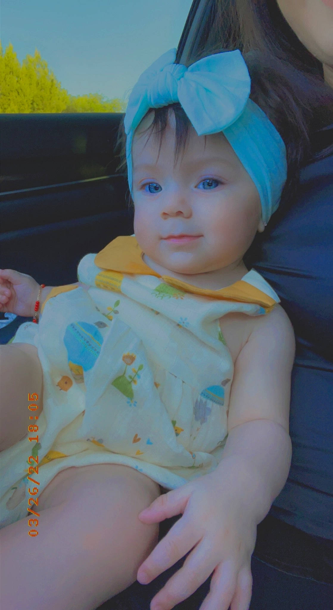 Bloom joined the competition — help win amazing prizes! baby, baby_toddler_clothing, baseball_cap, cap, child, electric_blue, face, facial_expression, fashion_accessory, fun, grass, happy, hat, headwear, leisure, organ, pattern, person, pink, skin