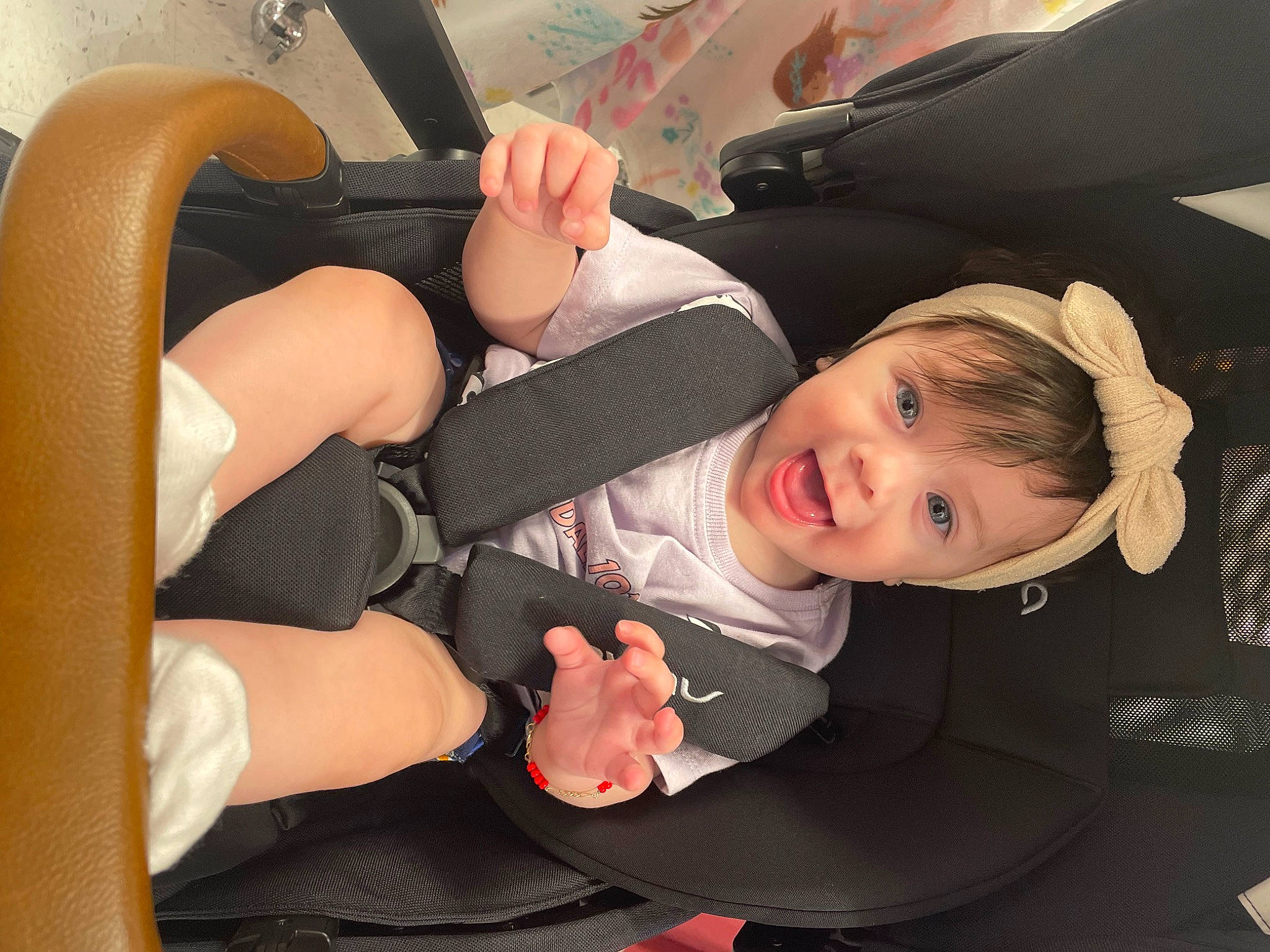 Bloom joined the competition — help win amazing prizes! auto_part, automotive_design, automotive_exterior, baby_in_car_seat, car_seat, comfort, finger, fun, gesture, joint, knee, motor_vehicle, mouth, nail, person, seat_belt, smile, thigh, thumb, toddler
