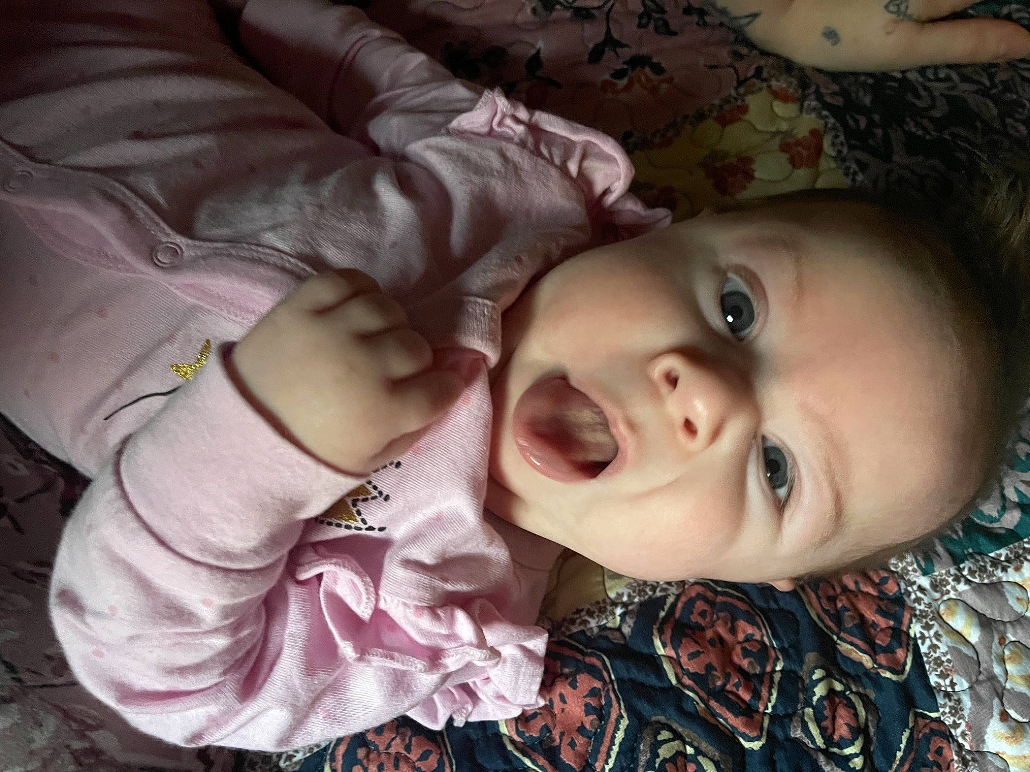 Kinsley joined the competition — help win amazing prizes! black_hair, blond, cheek, child, comfort, eyebrow, eyelash, flash_photography, fun, gesture, happy, iris, lip, mouth, nose, person, skin, smile, sun_hat, toddler