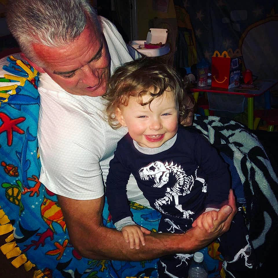 Huntley joined the competition — help win amazing prizes! arm, child, fun, joy, person, smile, t_shirt, toddler