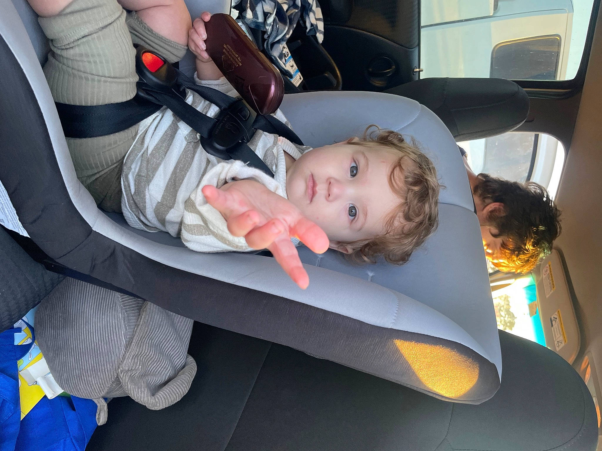 Cillian joined the competition — help win amazing prizes! auto_part, automotive_design, automotive_exterior, automotive_lighting, automotive_wheel_system, baby, car, car_seat, car_seat_cover, comfort, family_car, head_restraint, hood, luxury_vehicle, motor_vehicle, person, seat_belt, toddler, vehicle, vehicle_door