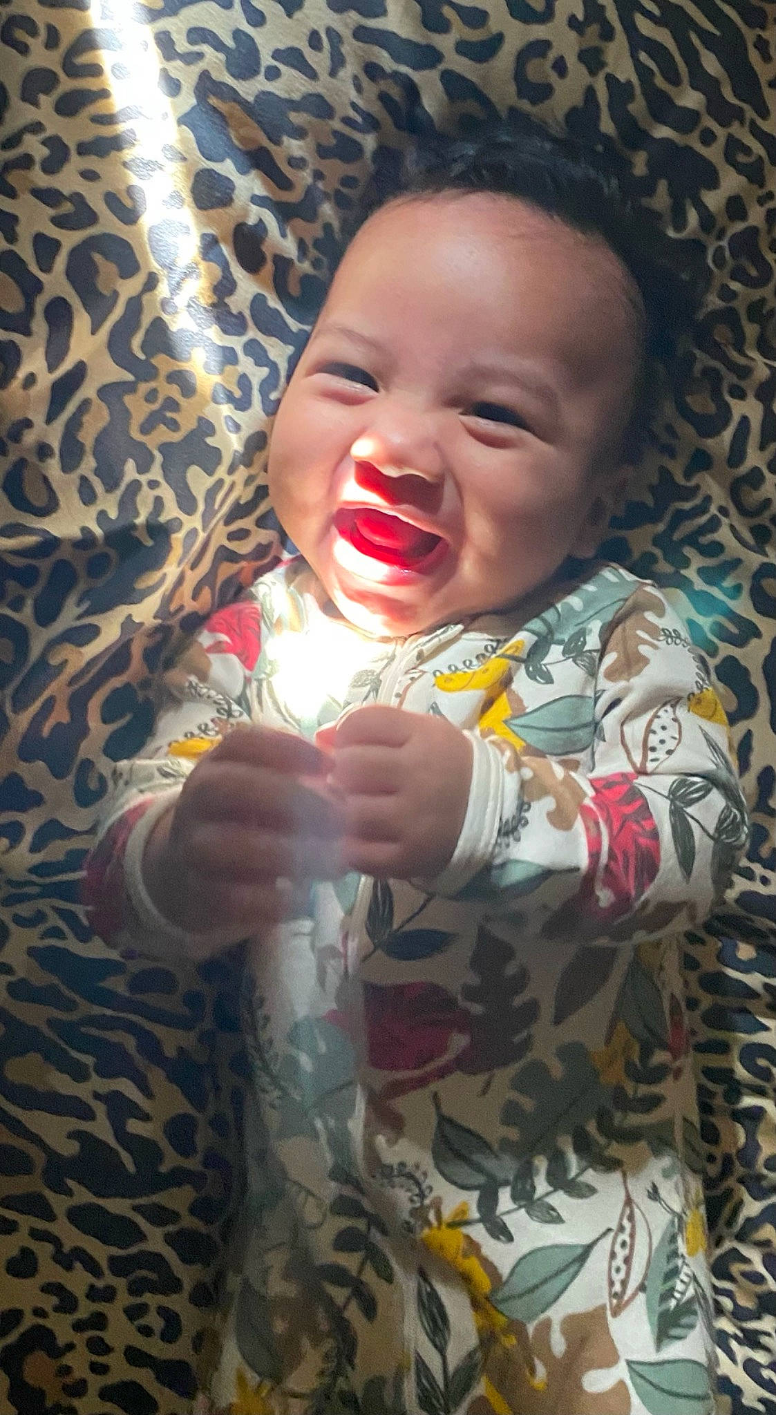 Antonio joined the competition — help win amazing prizes! baby, baby_laughing, baby_toddler_clothing, cheek, child, flash_photography, fun, happy, human_body, iris, lip, mouth, nose, pattern, person, plant, skin, sleeve, smile, textile
