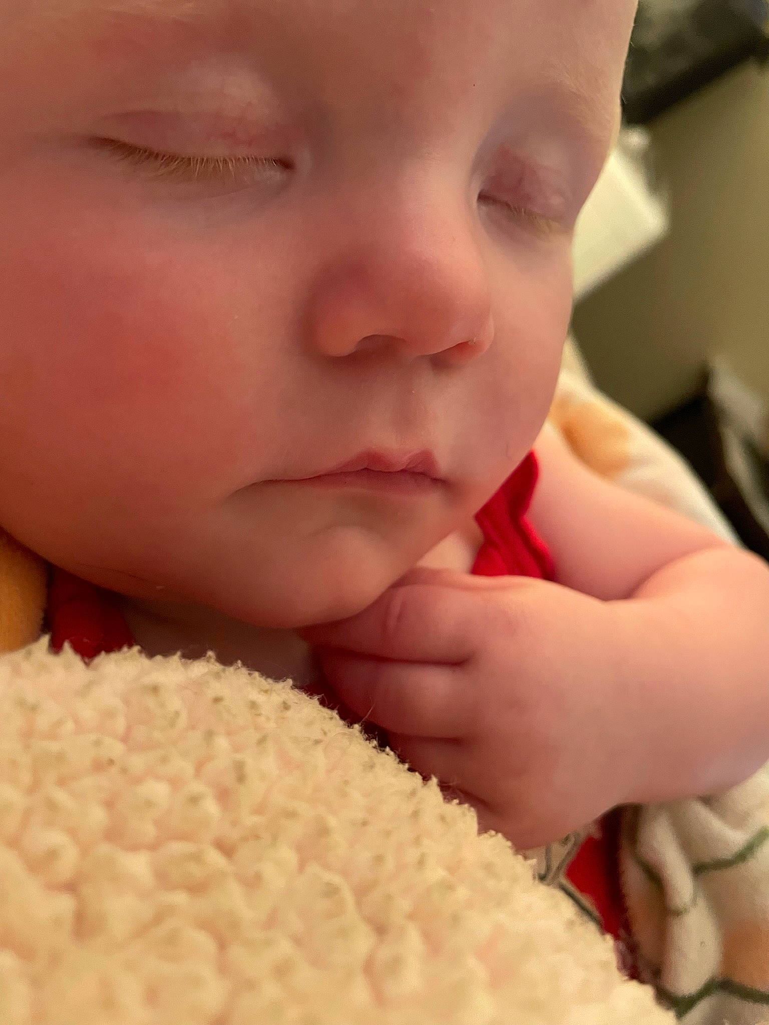 Avalynn is registered to the contest to win money with this photo: arm, baby, baby_toddler_clothing, cheek, chin, comfort, eyebrow, eyelash, facial_expression, finger, hairstyle, hand, human, iris, lip, mouth, nail, nose, person, skin