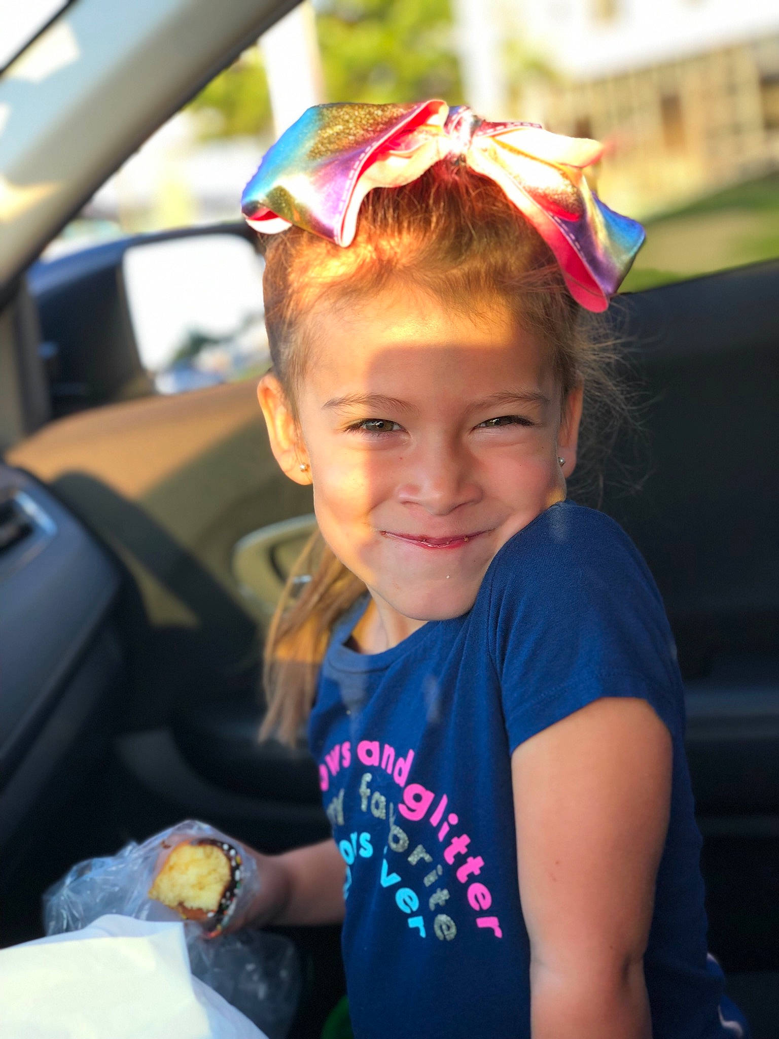 Kaidance joined the competition — help win amazing prizes! child, cool, ear, fashion_accessory, hair, hair_accessory, hair_tie, hairstyle, happy, headband, headgear, neck, person, skin, smile, summer, toddler, vacation