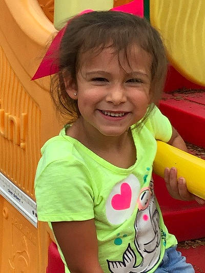 Kaidance is registered to the contest to win money with this photo: baby, cheek, child, chin, face, facial_expression, fun, happy, joy, laugh, neck, nose, person, pink, play, sitting, skin, smile, toddler