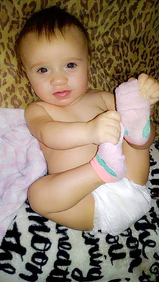 Aaliyah joined the competition — help win amazing prizes! baby, baby_products, baby_toddler_clothing, cheek, child, finger, leg, person, product, skin, thumb, toddler