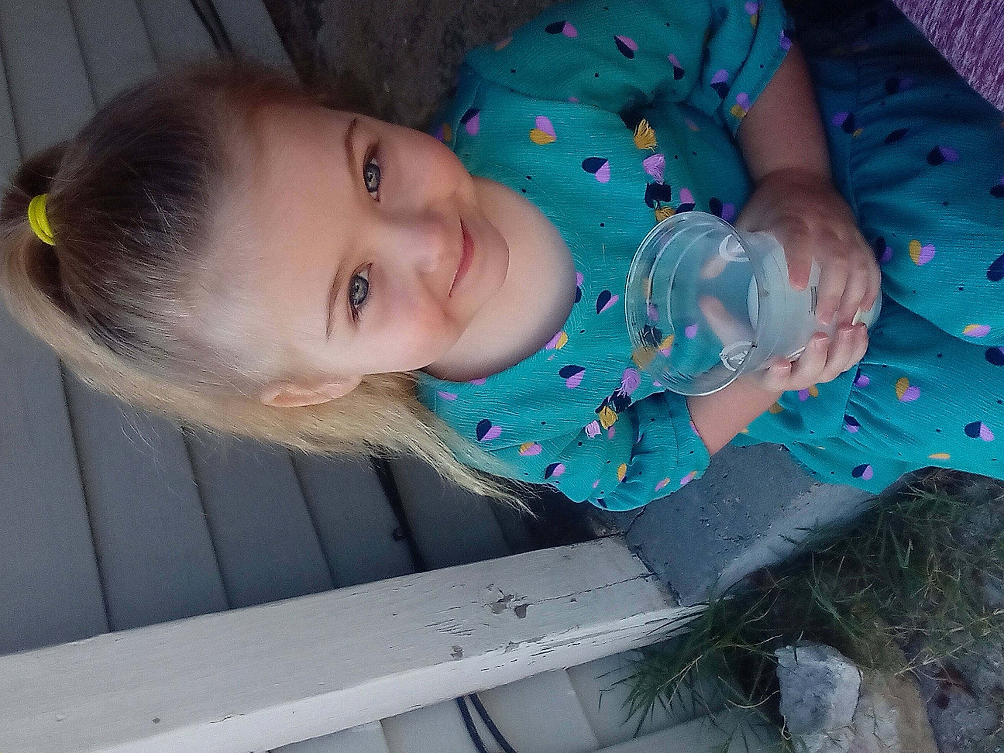 Valkyrie joined the competition — help win amazing prizes! baby, baby_products, baby_toddler_clothing, cheek, child, electric_blue, fun, happy, iris, joy, nose, pattern, person, sitting, skin, sleeve, smile, toddler