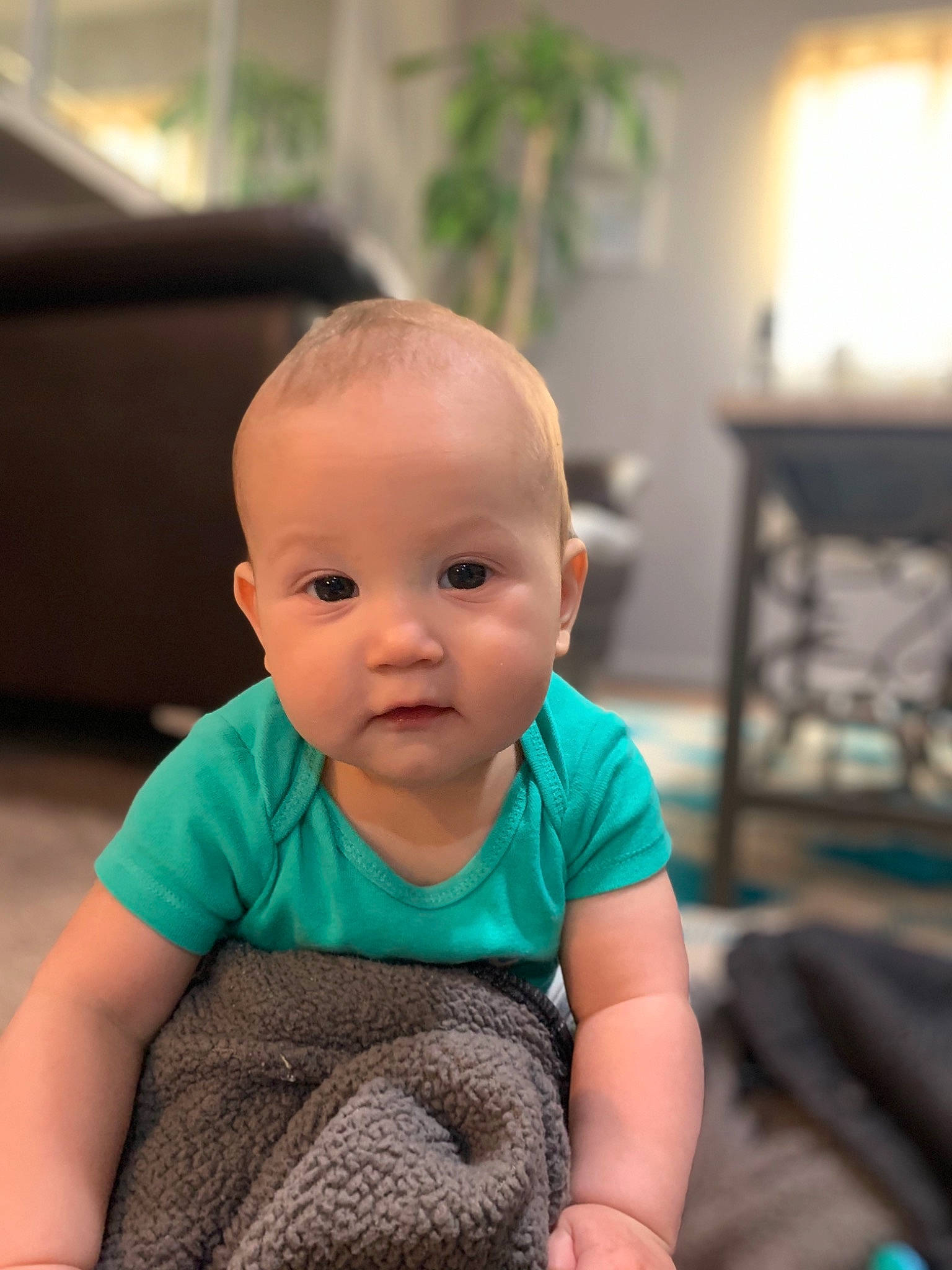Frank joined the competition — help win amazing prizes! baby, baby_toddler_clothing, cheek, child, comfort, facial_expression, flooring, fun, grass, happy, iris, leisure, person, room, sitting, skin, sleeve, t_shirt, toddler, vacation