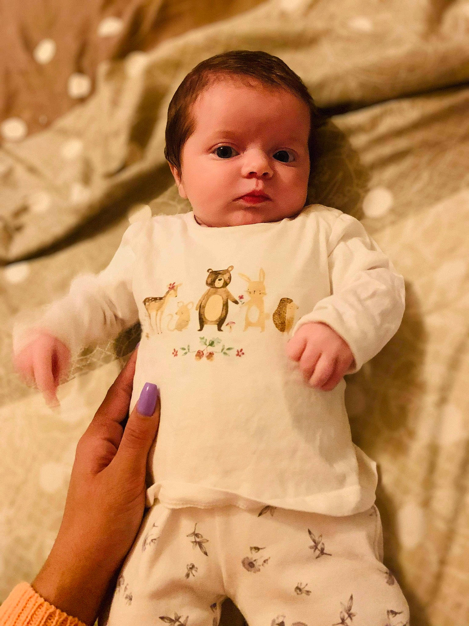 Giulia joined the competition — help win amazing prizes! baby, baby_toddler_clothing, cheek, child, face, finger, gesture, hand, happy, head, human_body, lip, neck, nose, outerwear, person, skin, sleeve, t_shirt, toddler