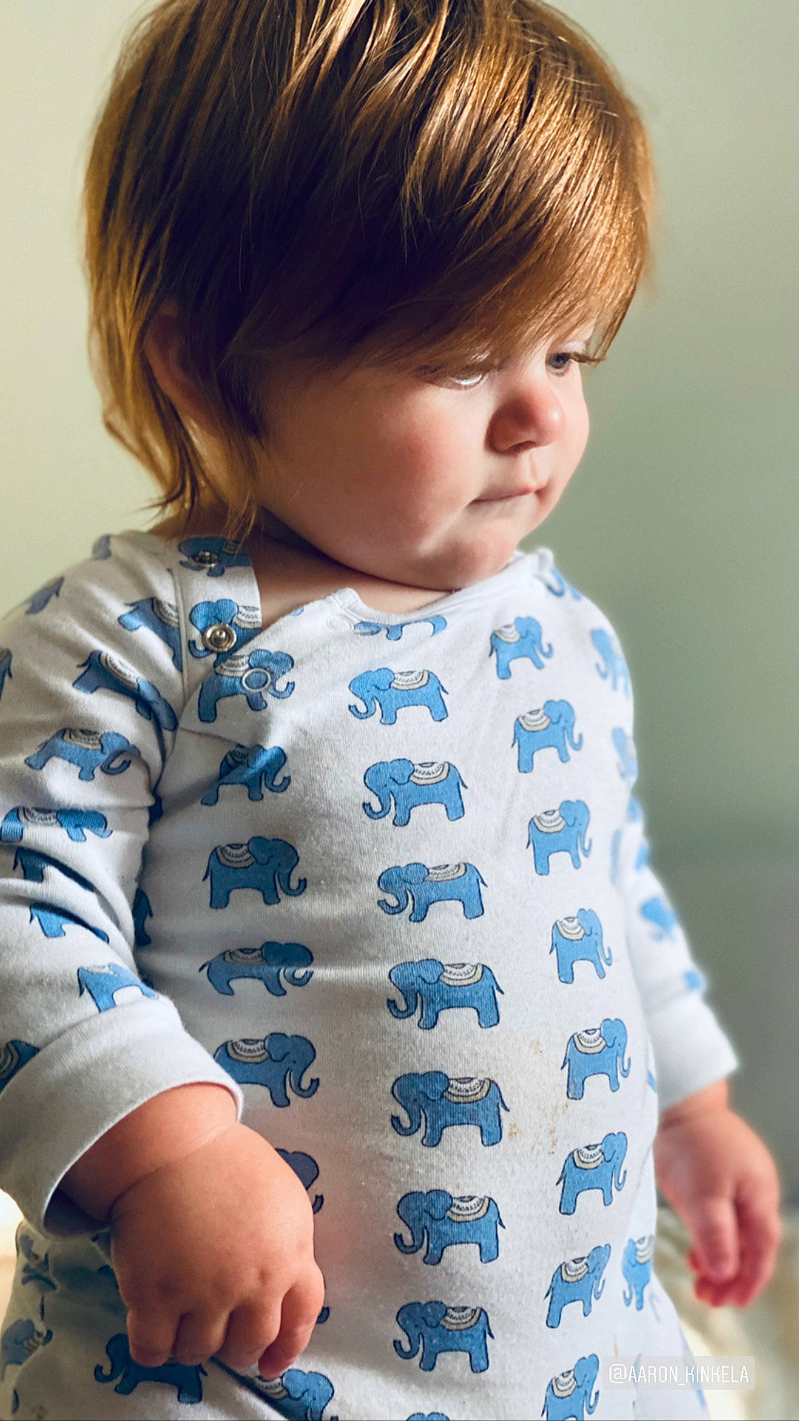 Colten joined the competition — help win amazing prizes! baby, baby_toddler_clothing, blue, cheek, child, hair, outerwear, person, play, skin, sleeve, t_shirt, toddler, top