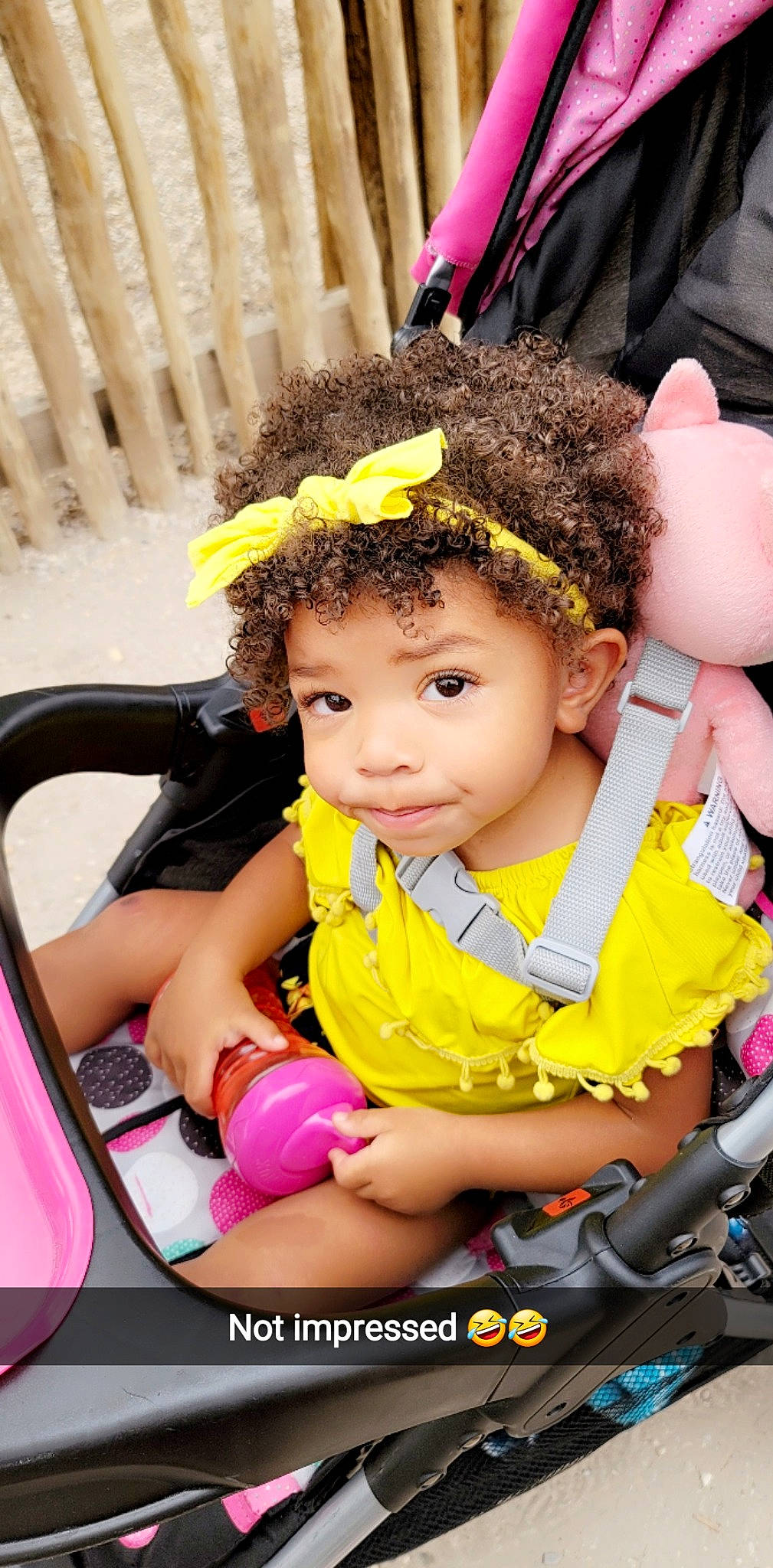 Kamylah joined the competition — help win amazing prizes! baby_carriage, baby_products, baby_toddler_clothing, cap, chair, child, chin, event, fun, hairstyle, happy, hat, leisure, magenta, person, pink, plant, recreation, skin, toddler