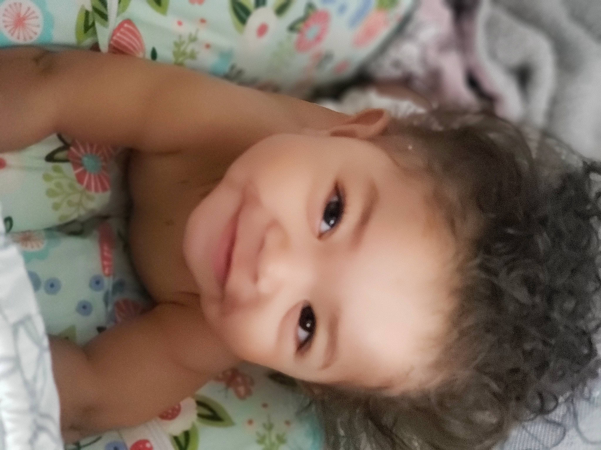 Kamylah is registered to the contest to win money with this photo: baby, beauty, cheek, child, chin, close_up, ear, eye, eyebrow, face, forehead, head, iris, joy, lip, mouth, neck, nose, organ, person