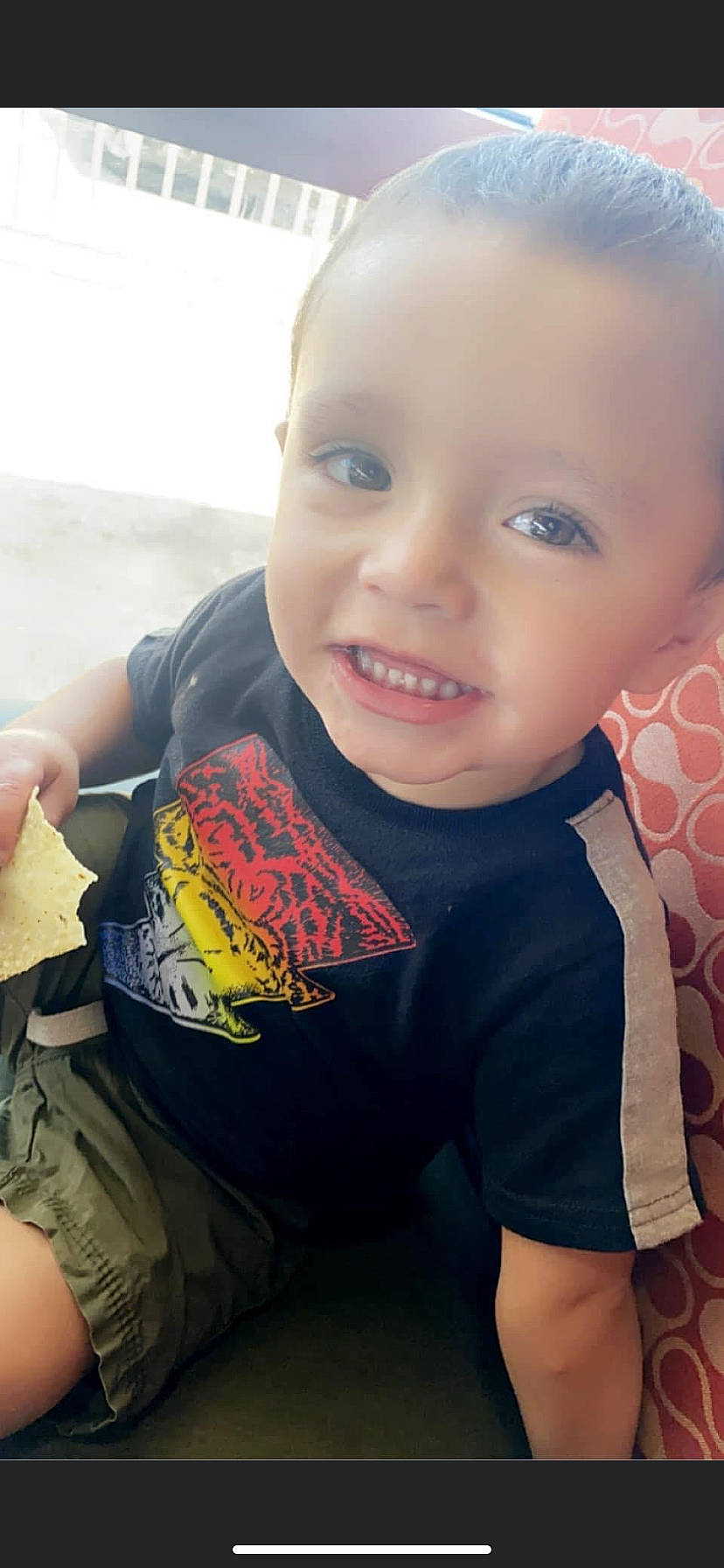 Jr joined the competition — help win amazing prizes! arm, baby, baby_toddler_clothing, cheek, cool, eyelash, finger, gesture, happy, head, human_body, iris, joy, lip, mouth, nose, person, skin, sleeve, smile