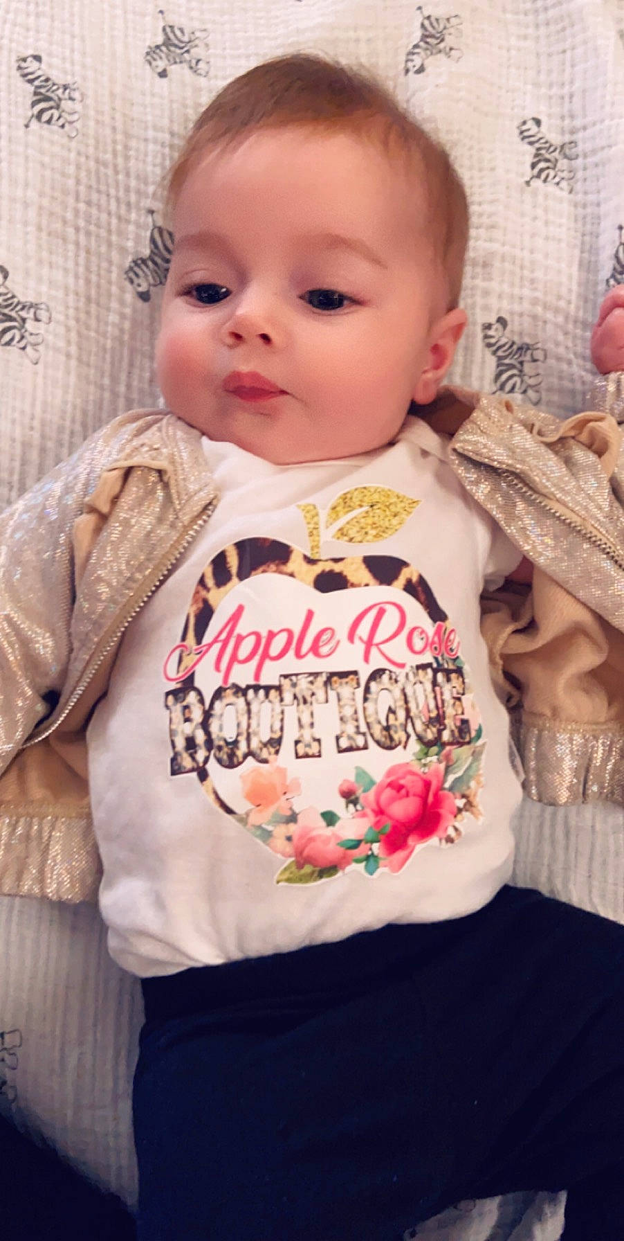 Rosalina joined the competition — help win amazing prizes! baby, baby_products, baby_toddler_clothing, cheek, child, head, lip, outerwear, person, pink, product, sleeve, t_shirt, textile, toddler