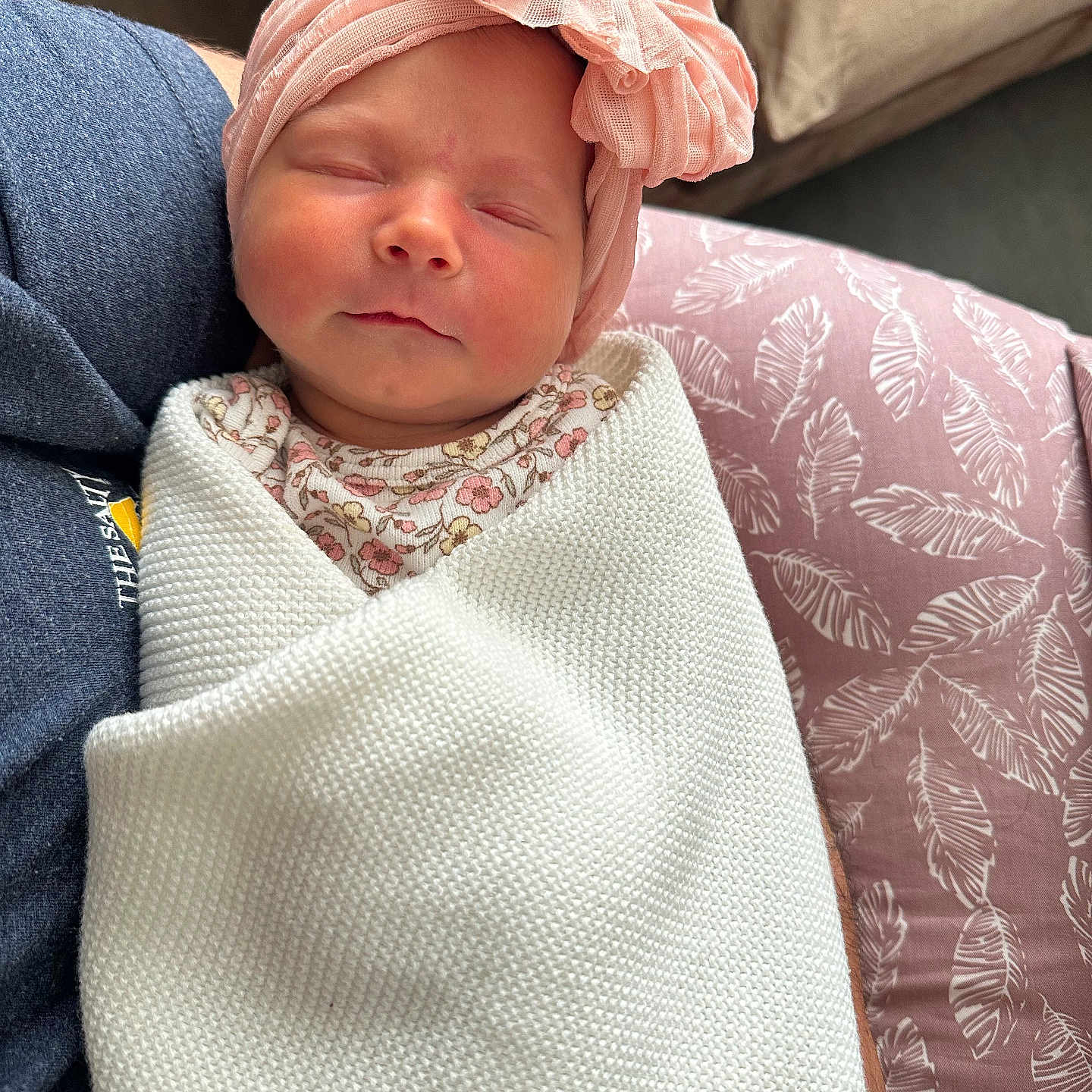 Mia joined the competition — help win amazing prizes! baby, blanket, bonnet, childbirth, clothing, cushion, face, hat, head, homedecor, newborn, person, photography, portrait, sleeping, yawning