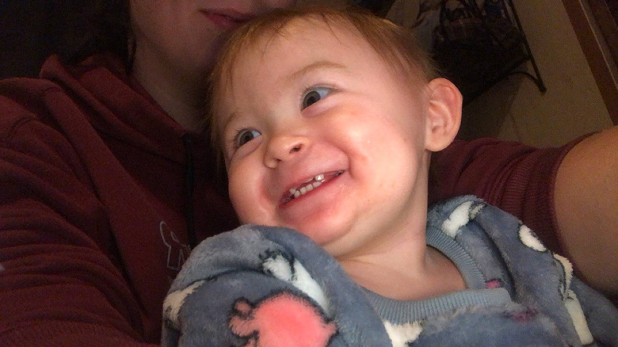 Avory is registered to the contest to win money with this photo: baby, cheek, ear, eye, facial_expression, finger, flash_photography, gesture, hand, happy, head, iris, joy, lip, mammal, mouth, nose, organ, person, skin