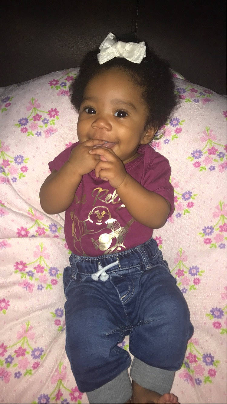 Laylani is registered to the contest to win money with this photo: baby_toddler_clothing, cheek, chin, cool, eye, face, finger, flash_photography, gesture, hair, happy, head, iris, lip, nose, person, pink, purple, skin, sleeve