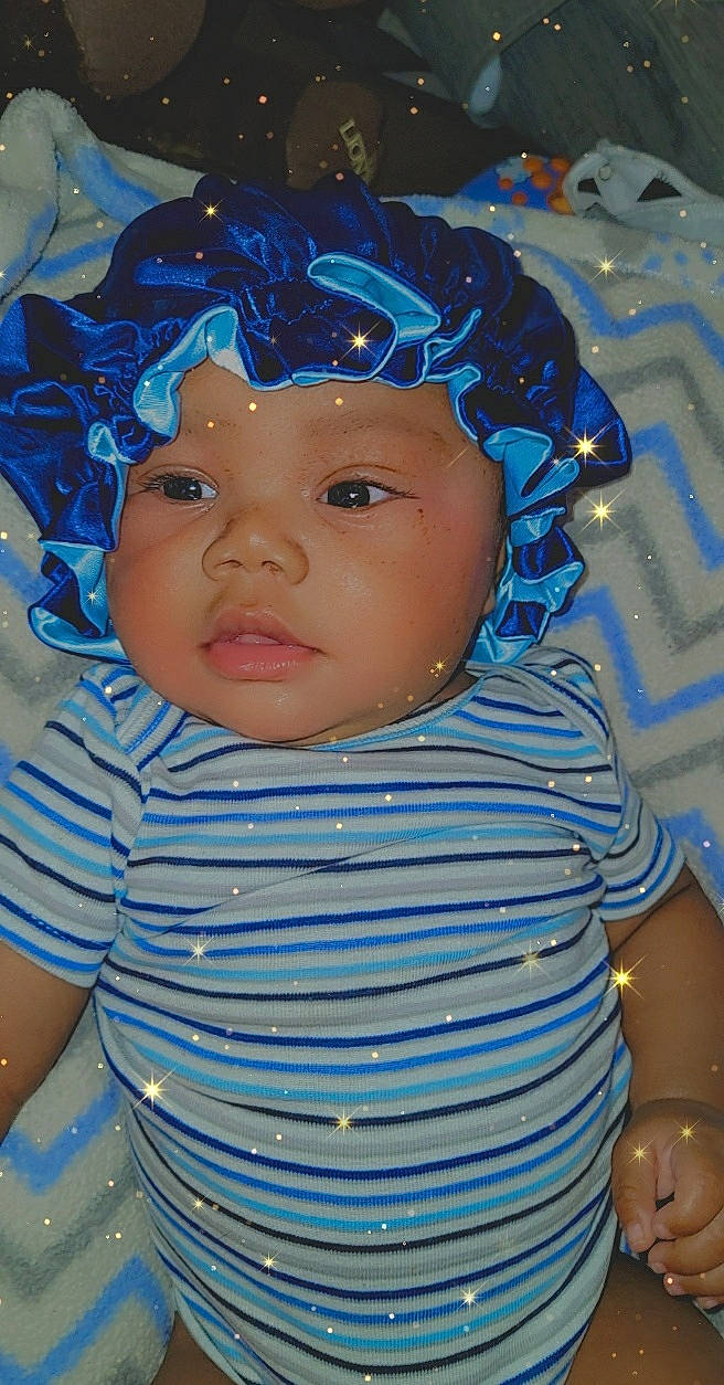 Onyx is registered to the contest to win money with this photo: baby, baby_toddler_clothing, blue, cheek, child, headwear, iris, mouth, person, toddler