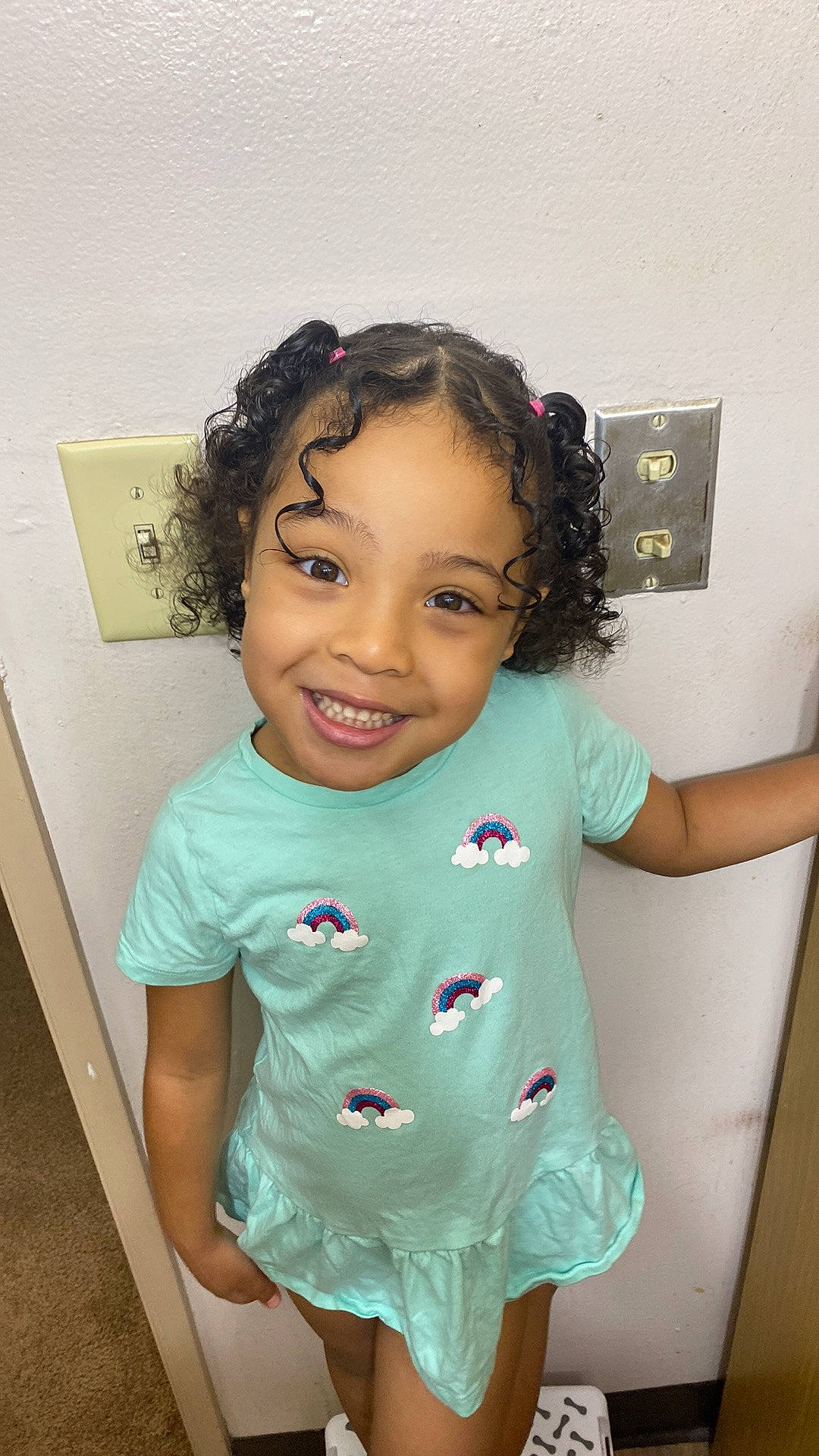 Lily joined the competition — help win amazing prizes! baby_toddler_clothing, cheek, chin, dress, eyebrow, eyelash, facial_expression, gesture, hairstyle, happy, head, human, joint, joy, neck, person, product, shoulder, skin, sleeve