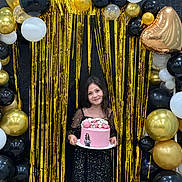 Jacqueline participe au concours pour gagner de l'argent avec cette photo : balloon, birthdaycake, birthdayparty, cake, candle, child, cream, dessert, face, female, food, fun, girl, head, icing, party, people, person, photography, portrait