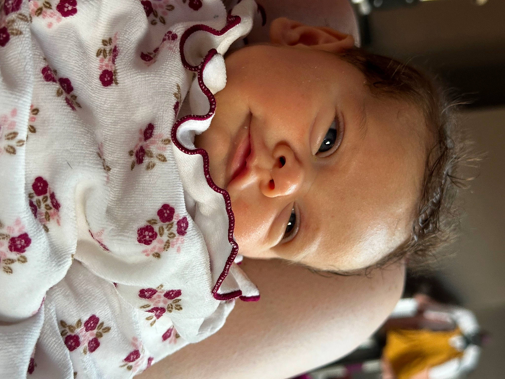 Lyah participe au concours pour gagner de l'argent avec cette photo : baby_toddler_clothing, cheek, child, chin, close_up, eyelash, face, happy, human, lip, mouth, neck, nose, people, person, petal, plant, skin, smile, sweetness