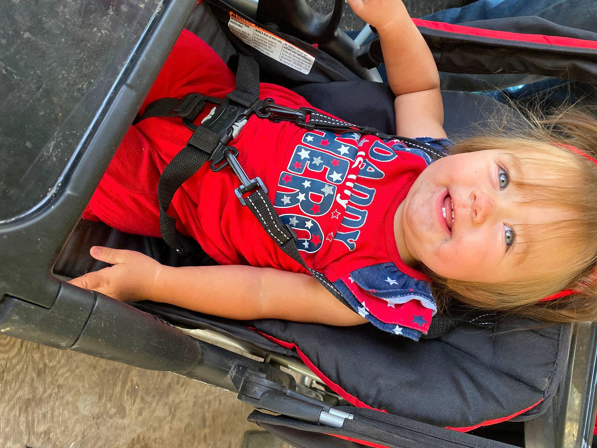 Adalynn is registered to the contest to win money with this photo: auto_part, automotive_design, automotive_exterior, automotive_lighting, automotive_wheel_system, bumper, car_seat, carmine, cool, elbow, electric_blue, family_car, human_leg, joy, motor_vehicle, person, personal_luxury_car, smile, thigh, travel