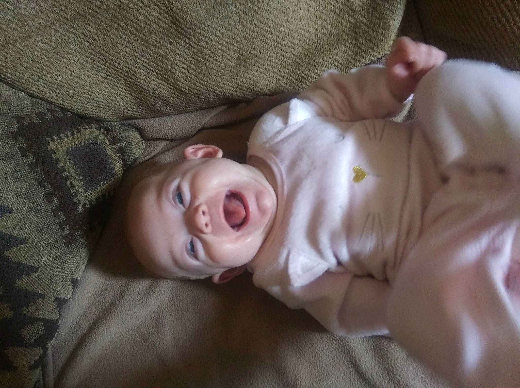 Kaydence joined the competition — help win amazing prizes! arm, baby, baby_toddler_clothing, cheek, chin, comfort, eye, face, finger, glasses, hand, head, human_body, iris, lip, mouth, nose, person, skin, sleeve