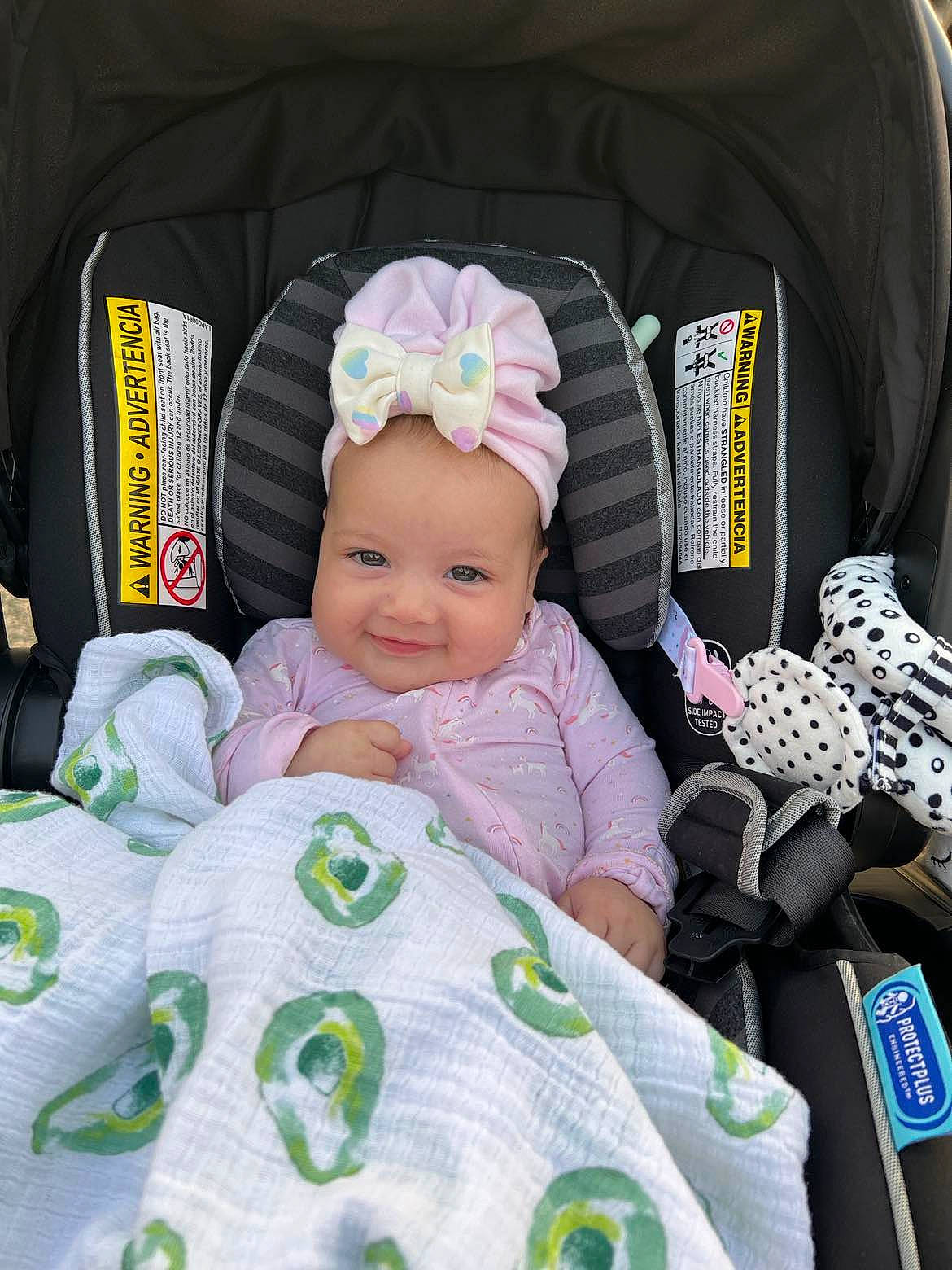 Sofia joined the competition — help win amazing prizes! baby, baby_carriage, baby_products, baby_sleeping, baby_toddler_clothing, bag, cap, car_seat, child, comfort, happy, hat, joy, linens, pattern, person, product, sleeve, smile, textile