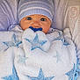 Kaíque participe au concours pour gagner de l'argent avec cette photo : art, azure, baby, baby_products, baby_sleeping, baby_toddler_clothing, blue, cap, comfort, creative_arts, electric_blue, knit_cap, linens, pattern, sleeve, textile, toddler, white, wool, woolen