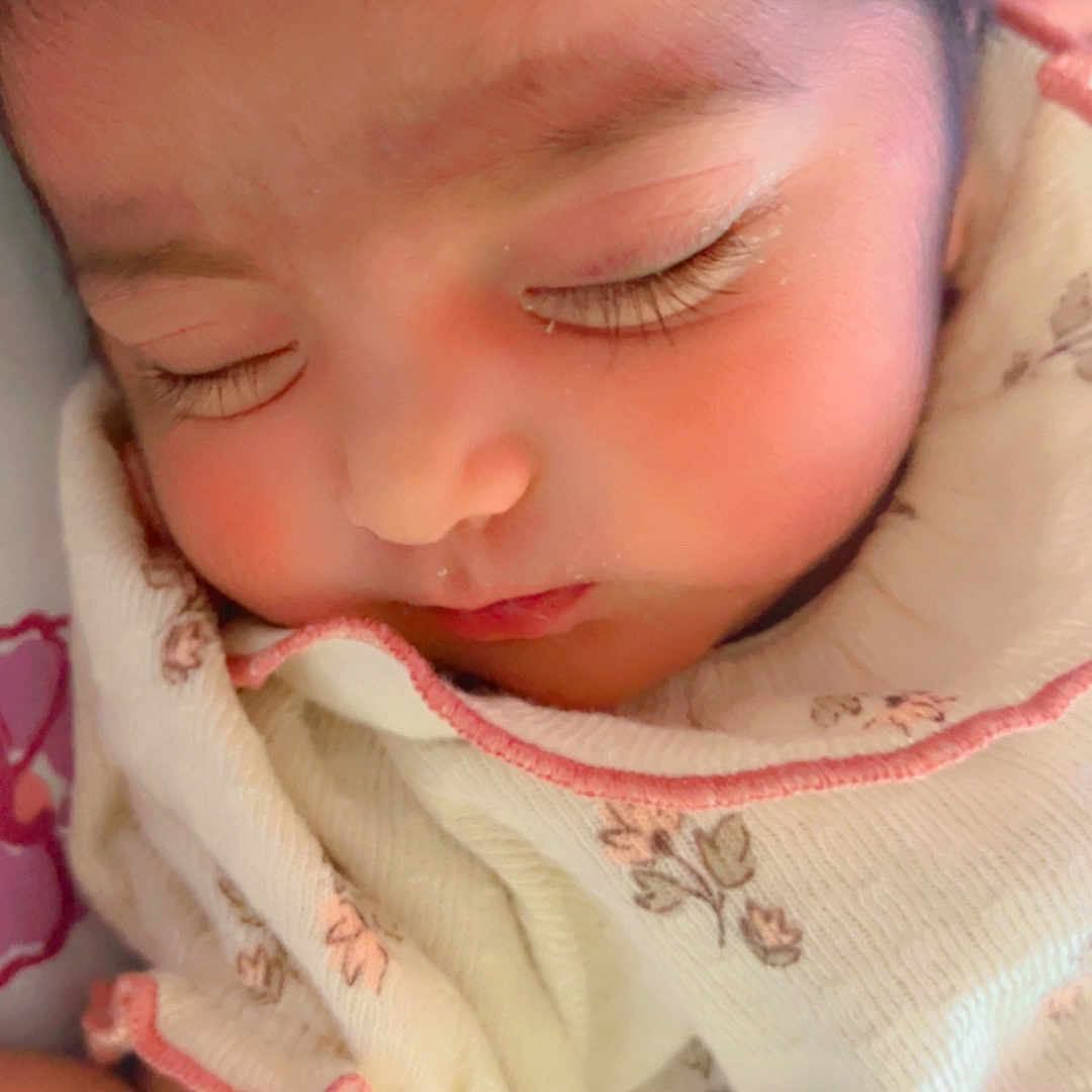 Meher is registered to the contest to win money with this photo: baby, blanket, child, closeup, clothing, comfort, cute, eyelashes, face, head, indoors, infant, newborn, peaceful, portrait, rest, skin, sleeping, soft, wrapped