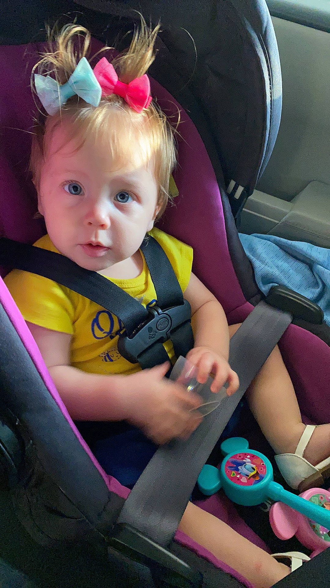 Estella joined the competition — help win amazing prizes! arm, baby, baby_carriage, baby_toddler_clothing, car_seat, chair, child, cool, dress, fun, hair, hand, lap, leg, mammal, person, pink, plant, product, toddler