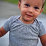 Sofia joined the competition — help win amazing prizes! toddler, child, smiling, face, portrait, outdoor, grey_tshirt, cute, young_child, person, happy, skin, head, eyes, hair, expression, innocent, casual_clothing, daylight, background_blur