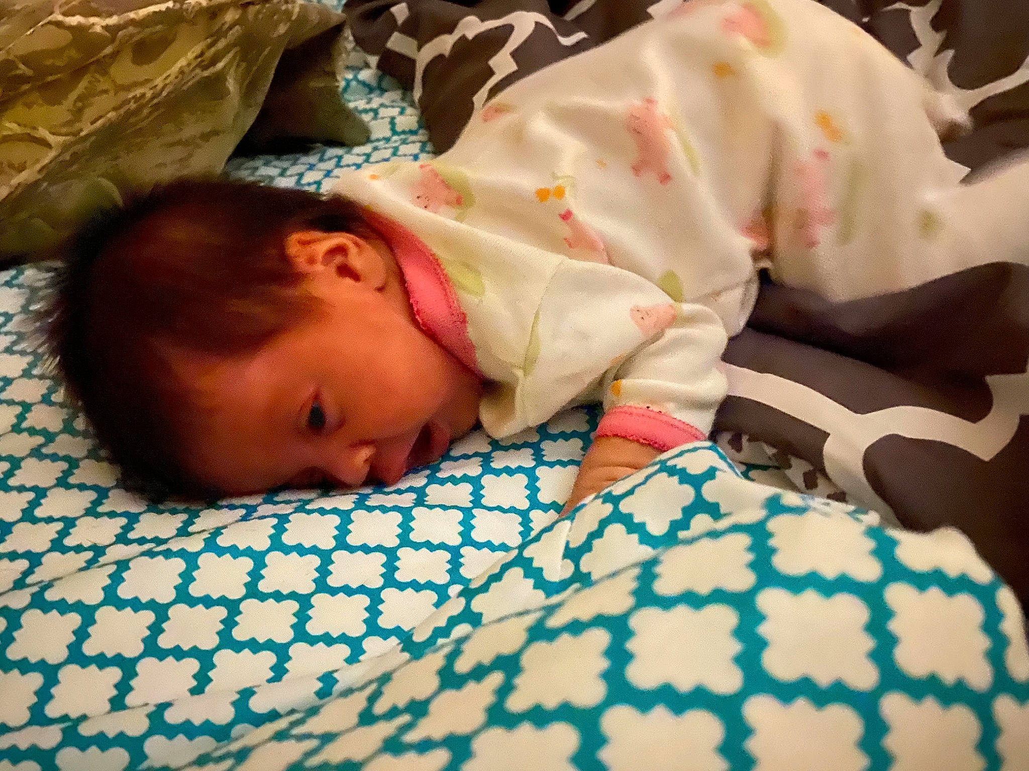 Ansley joined the competition — help win amazing prizes! baby, baby_products, baby_sleeping, baby_toddler_clothing, bed, bed_sheet, bedding, bedtime, blanket, child, comfort, head, linens, nap, pattern, person, room, skin, sleeve, textile